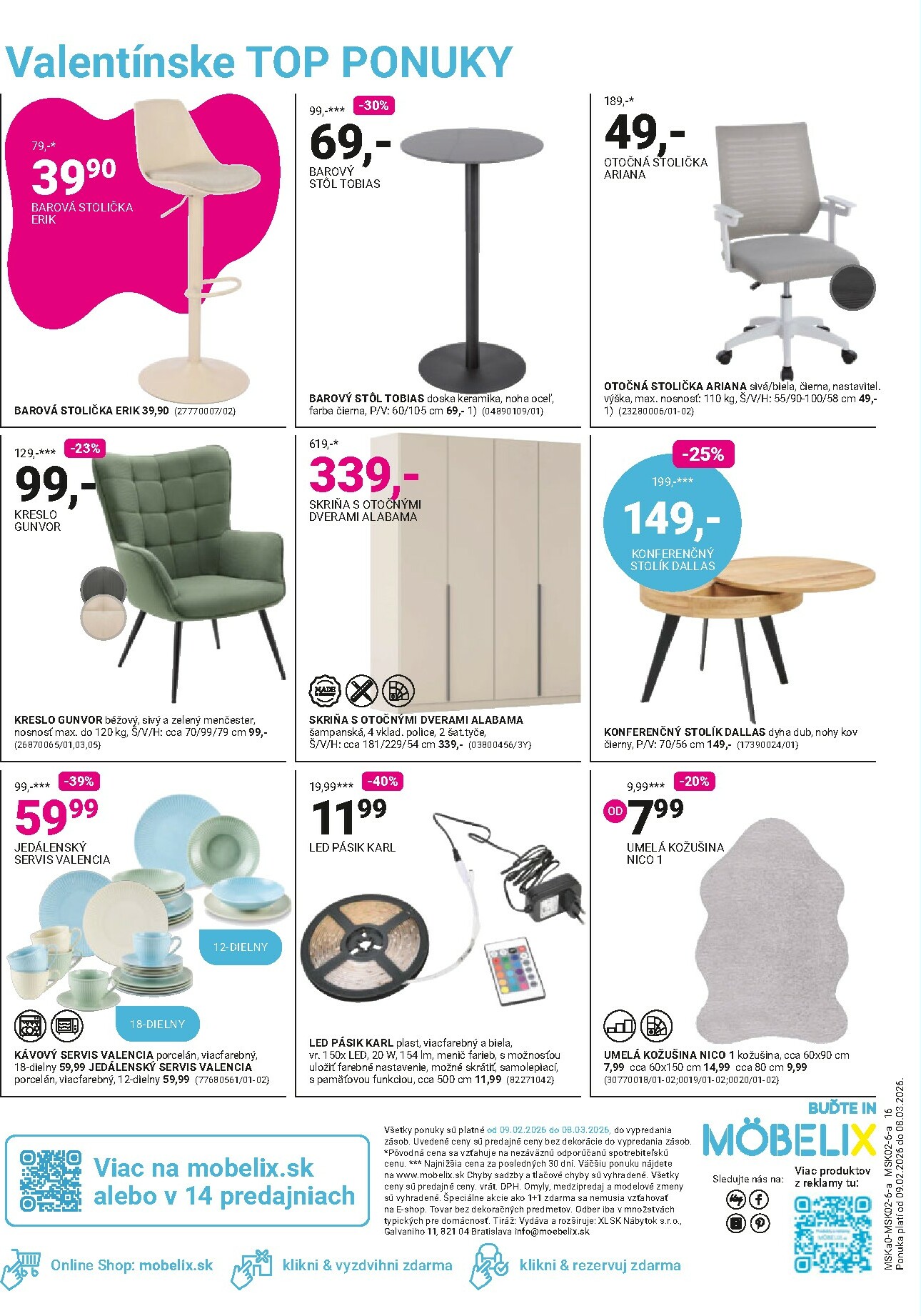 mobelix - Leták Möbelix platný od 13.02.2026 do 15.02.2026 - page: 14