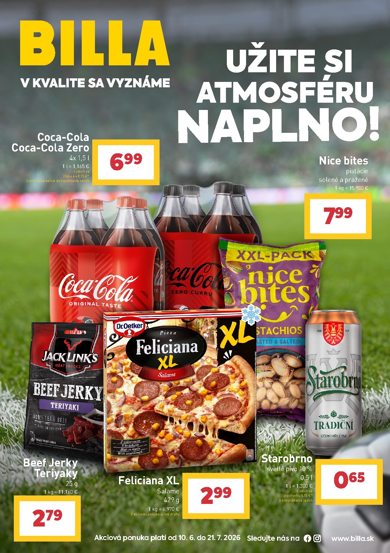 billa - Aktuálny Billa - Katalóg Futbal leták od stredy, 10.06.2026 do utorka, 21.07.2026