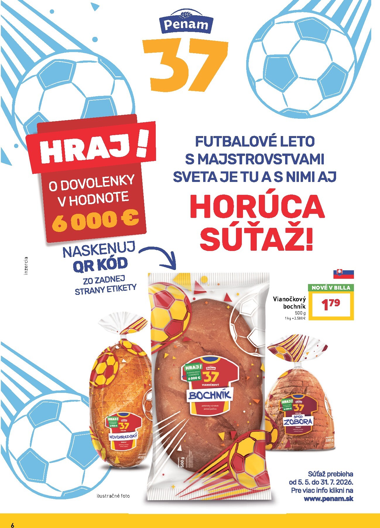 billa - Aktuálny Billa - Katalóg Futbal leták od stredy, 10.06.2026 do utorka, 21.07.2026 - page: 6