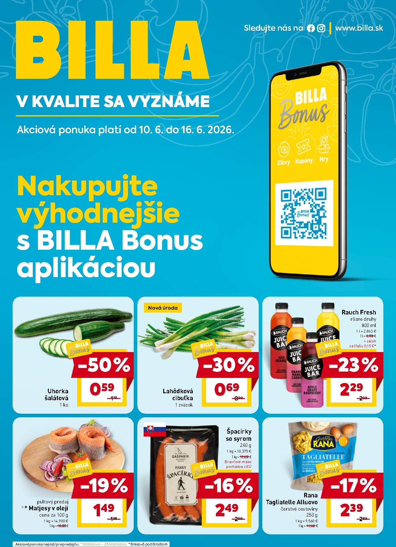 billa - Aktuálny Billa leták od stredy, 10.06.2026 do utorka, 16.06.2026 - page: 30
