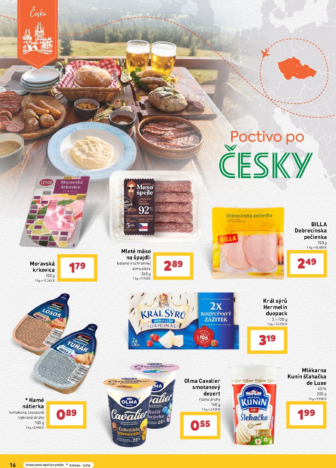 billa - Aktuálny Billa - Svet chutí leták od stredy, 29.07.2026 do utorka, 18.08.2026 - page: 16