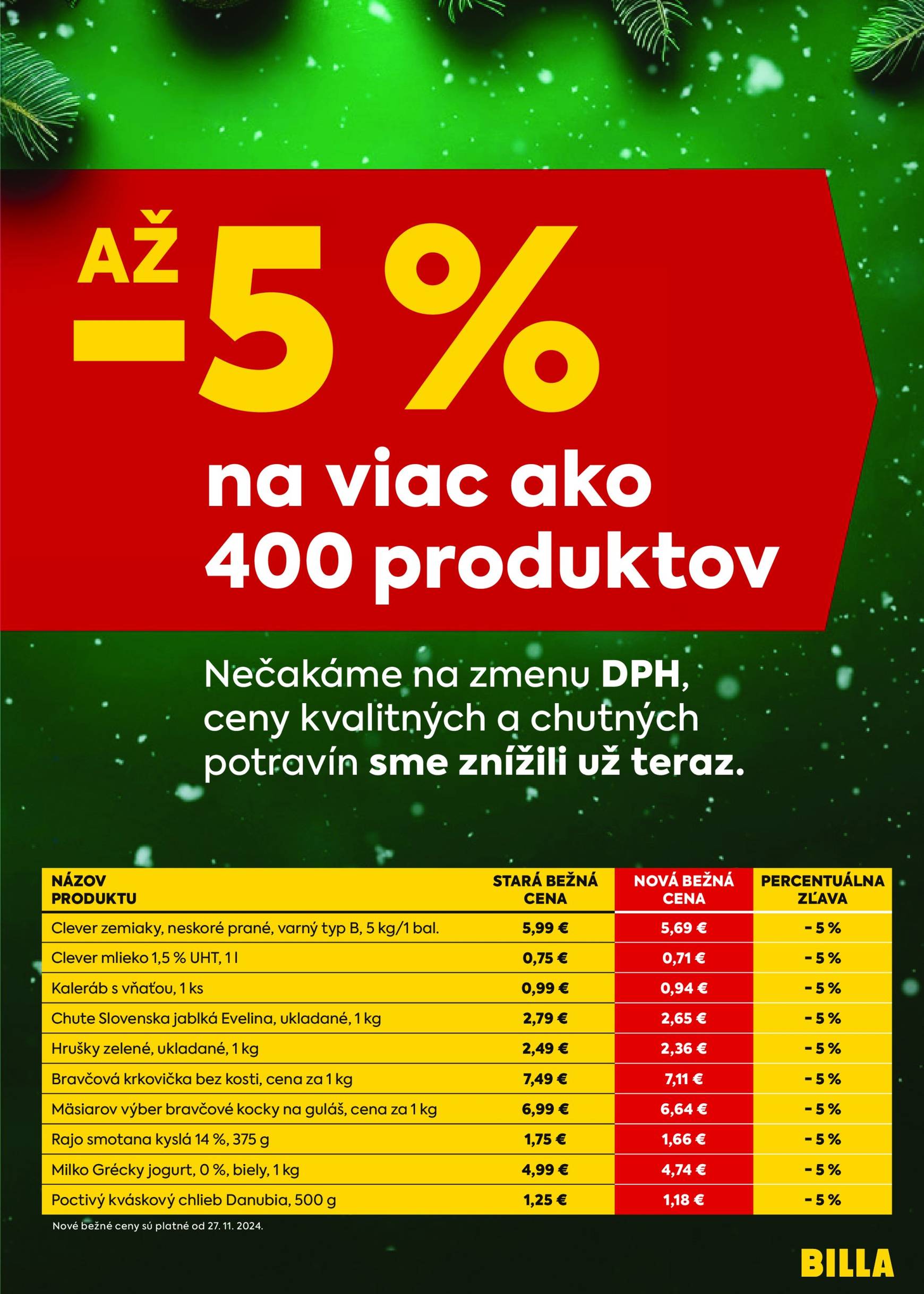 billa - Billa leták platný od 27.11. - 03.12. - page: 19