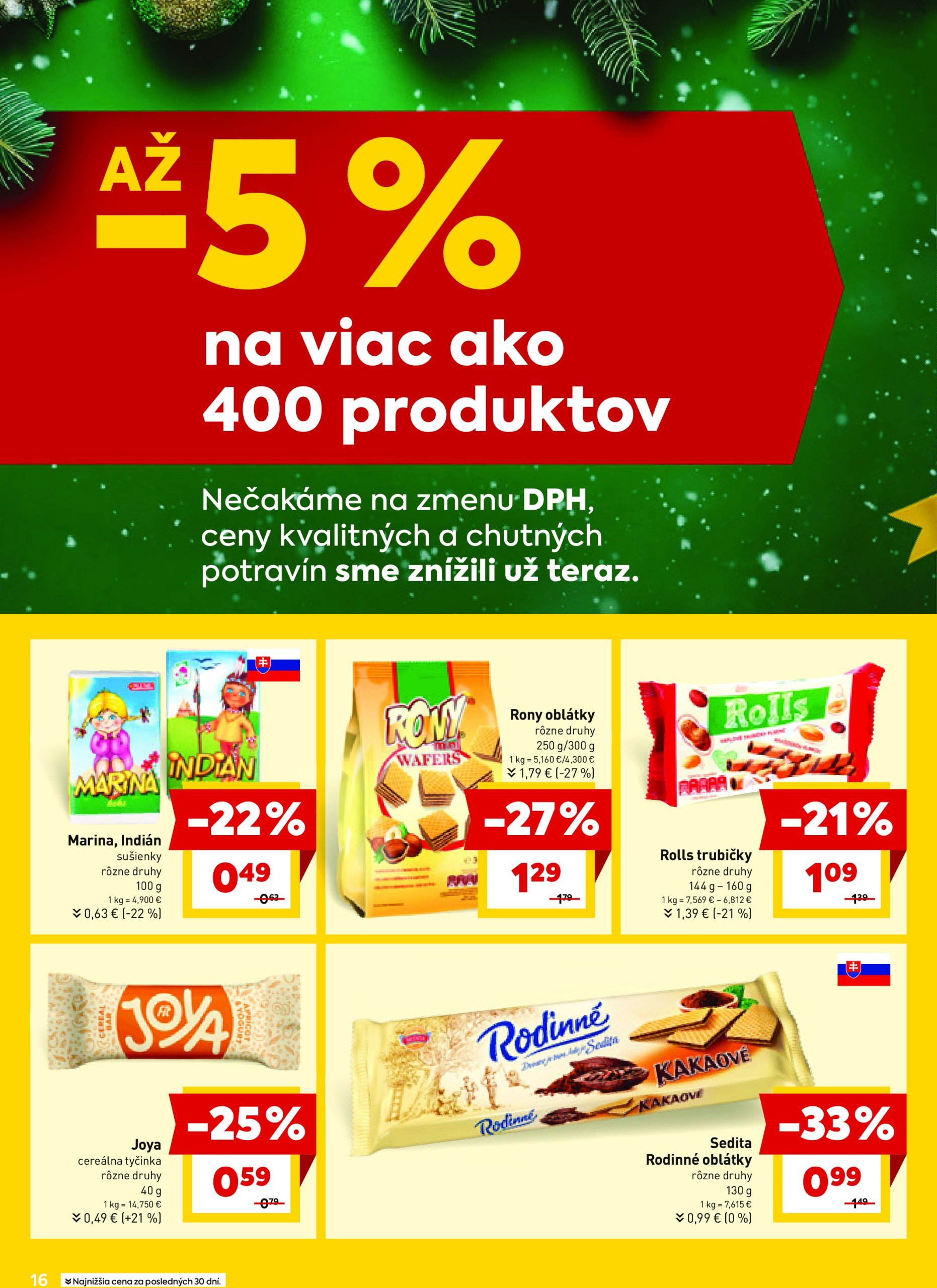 billa - Billa leták platný od 18.12. - 27.12. - page: 16