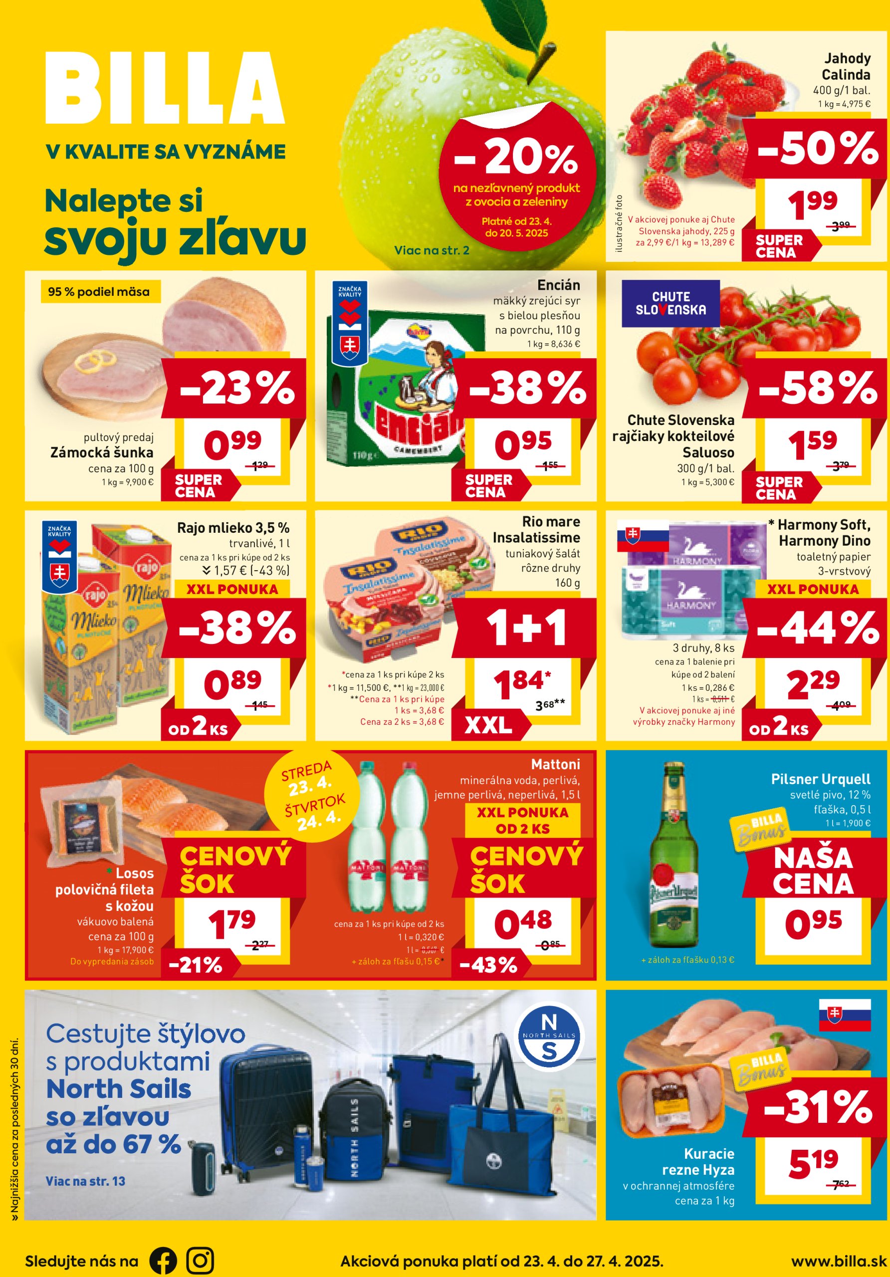 billa - Billa leták platný od 23.04. - 27.04.