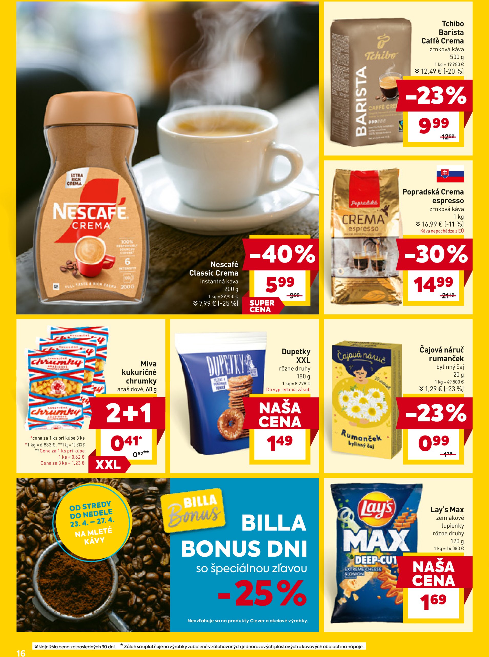 billa - Billa leták platný od 23.04. - 27.04. - page: 16