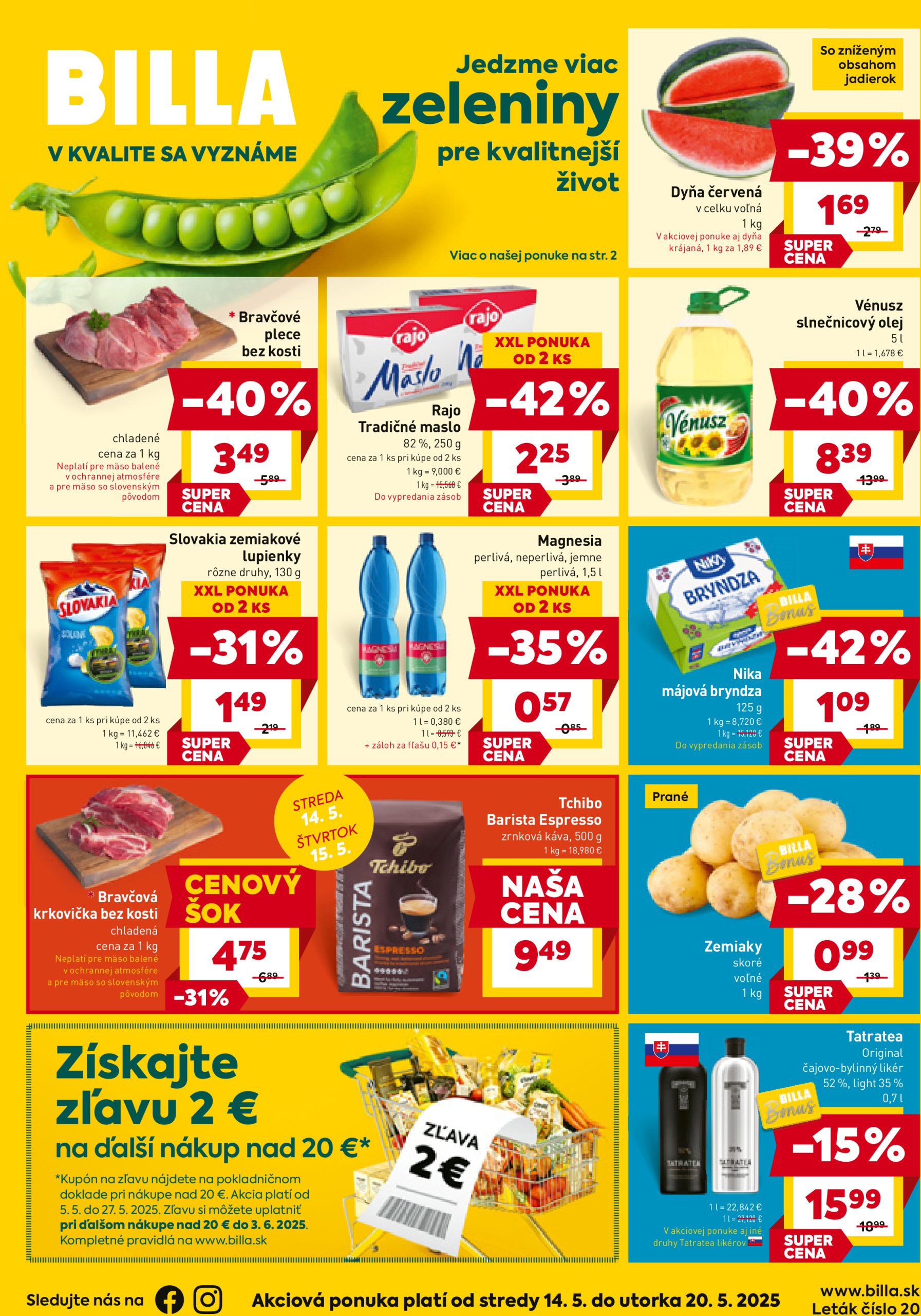 billa - Billa leták platný od 14.05. - 20.05.