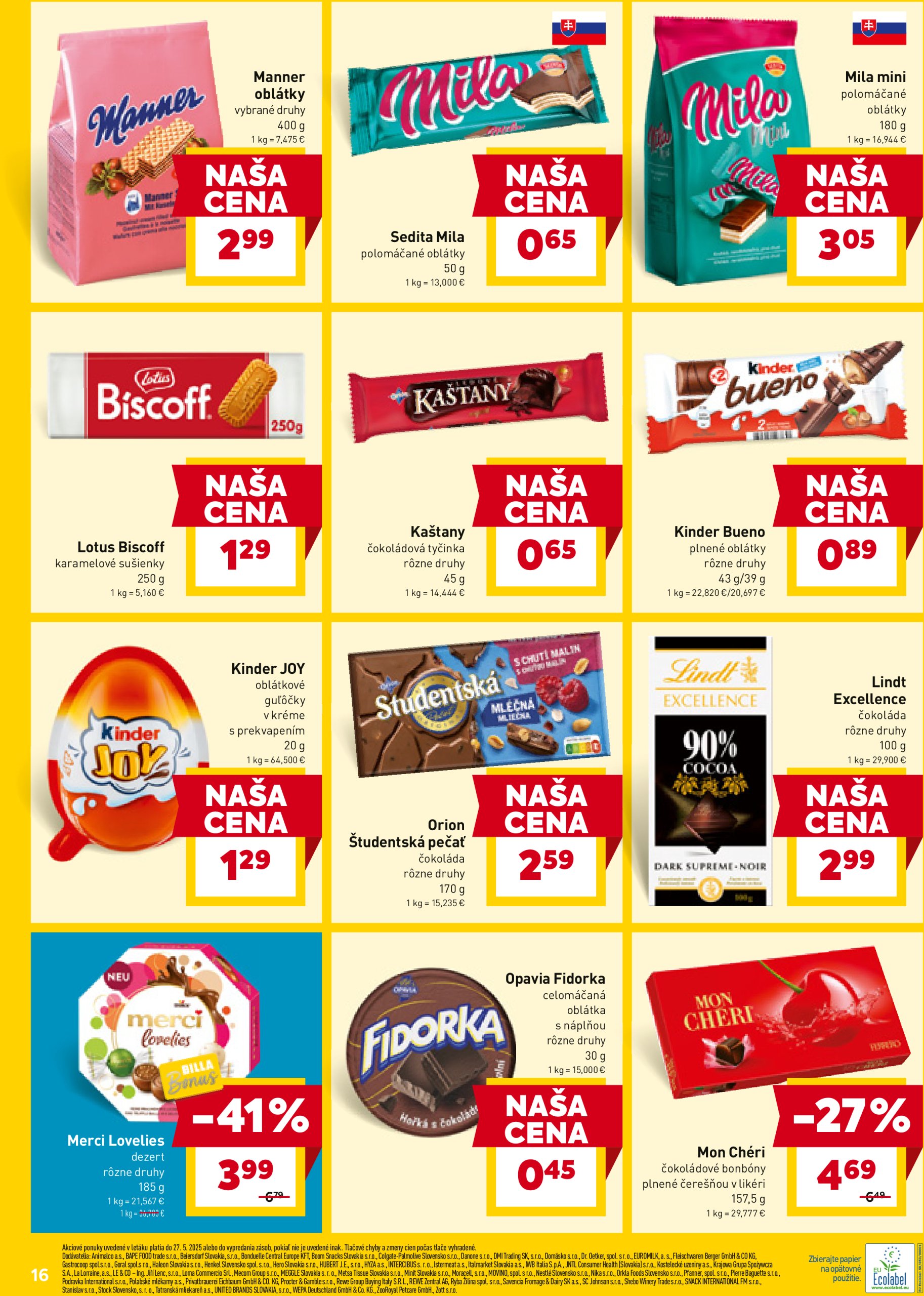 billa - Billa leták platný od 21.05. - 27.05. - page: 16
