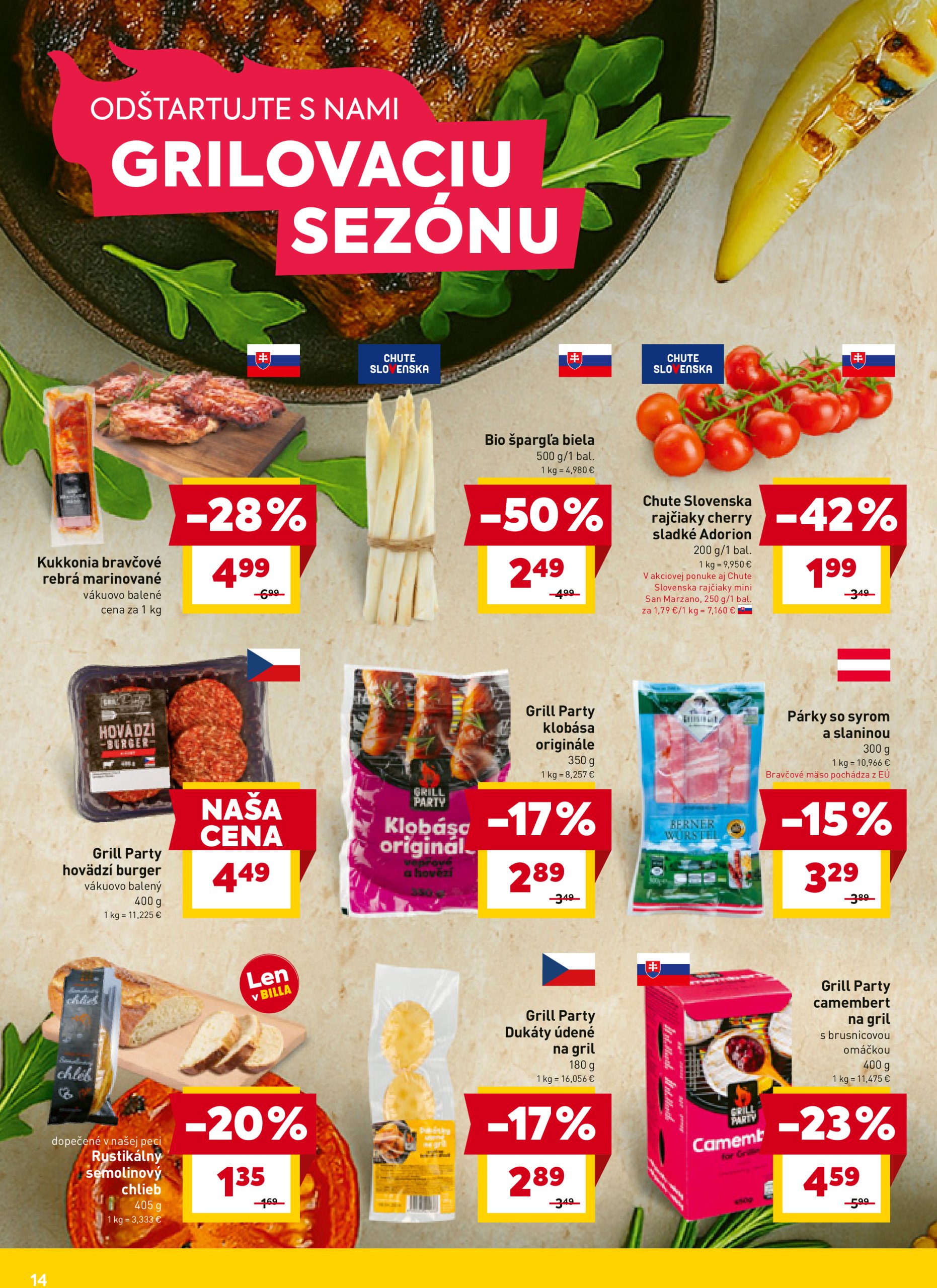 billa - Billa leták platný od 28.05. - 03.06. - page: 14