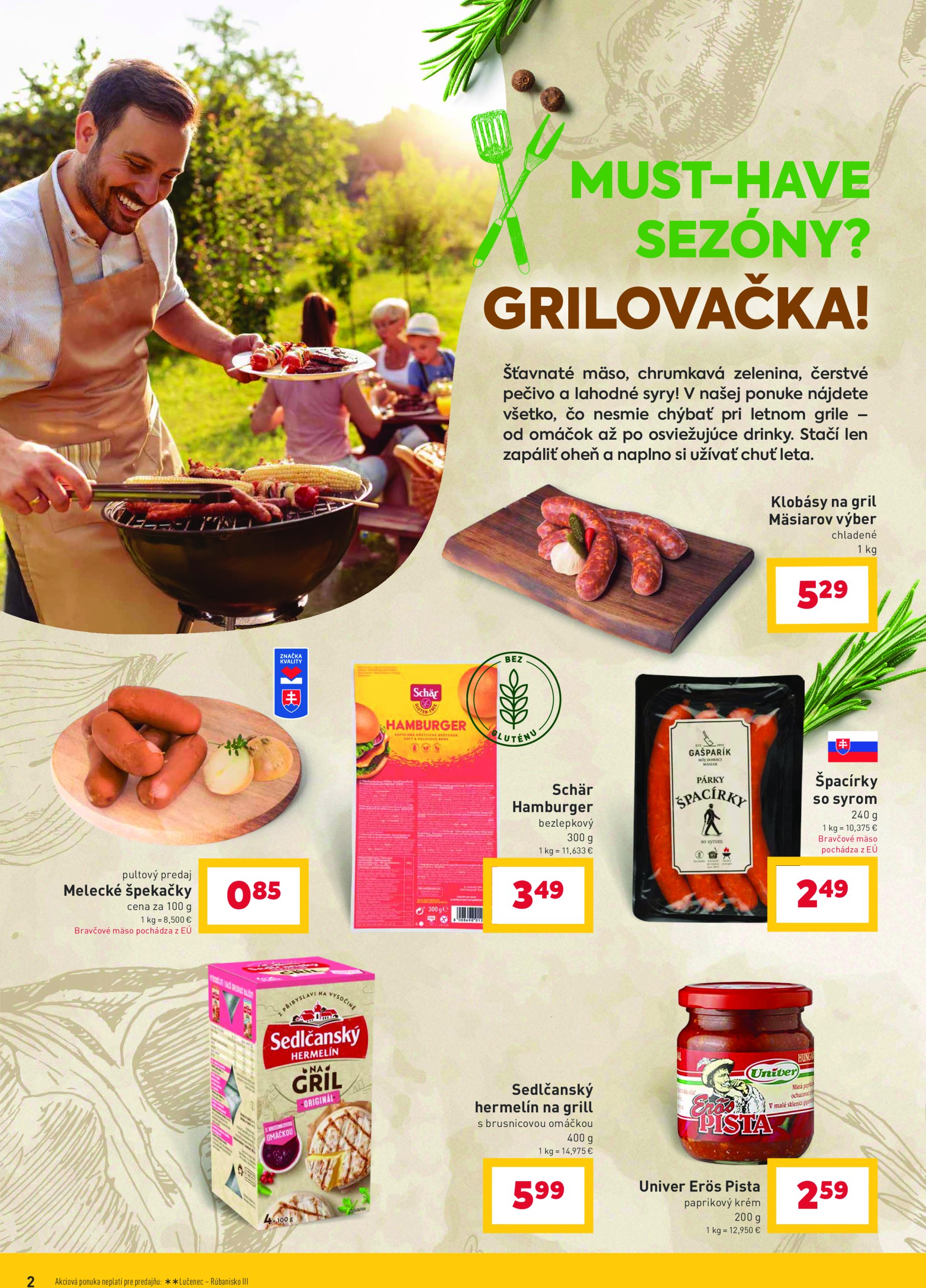 billa - Billa - Grill Garden Party leták platný od 28.05. - 01.07. - page: 2 billa - Billa - Grill Garden Party leták platný od 28.05. - 01.07. - page: 2