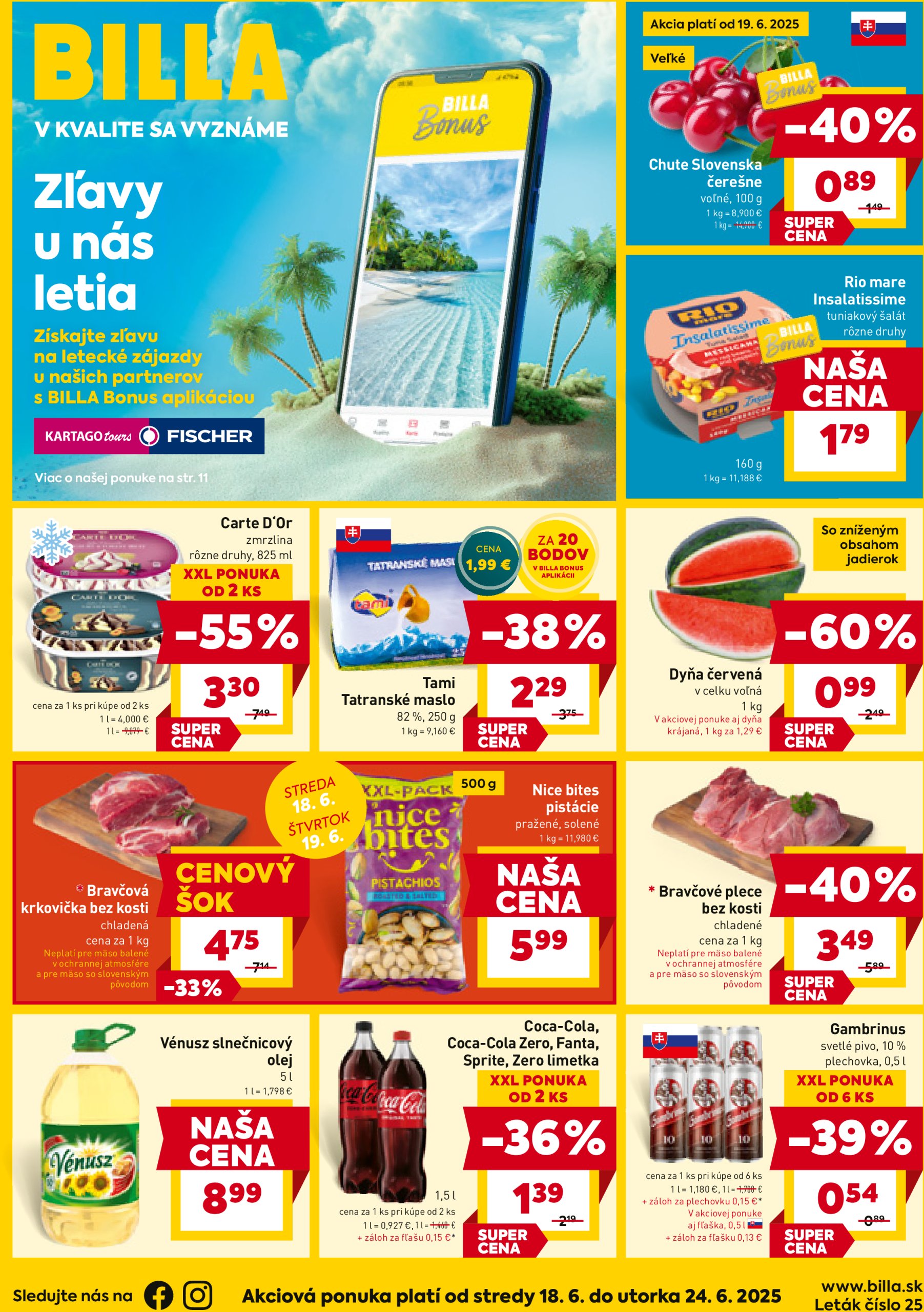 billa - Leták Billa platný od 18.06. do 24.06.