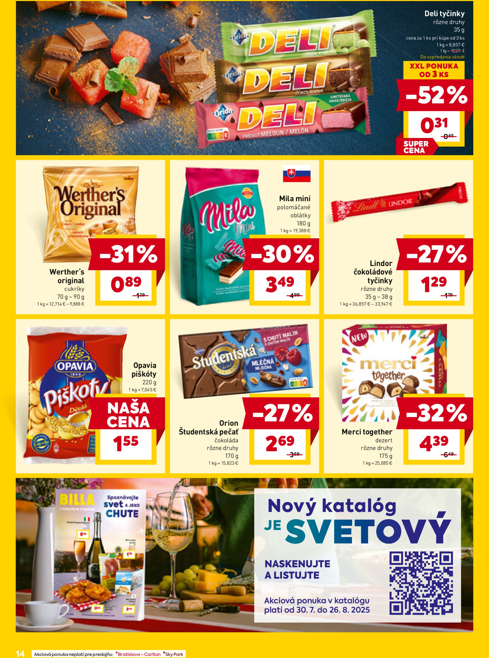 billa - Leták Billa platný od 30.07. do 05.08. - page: 14