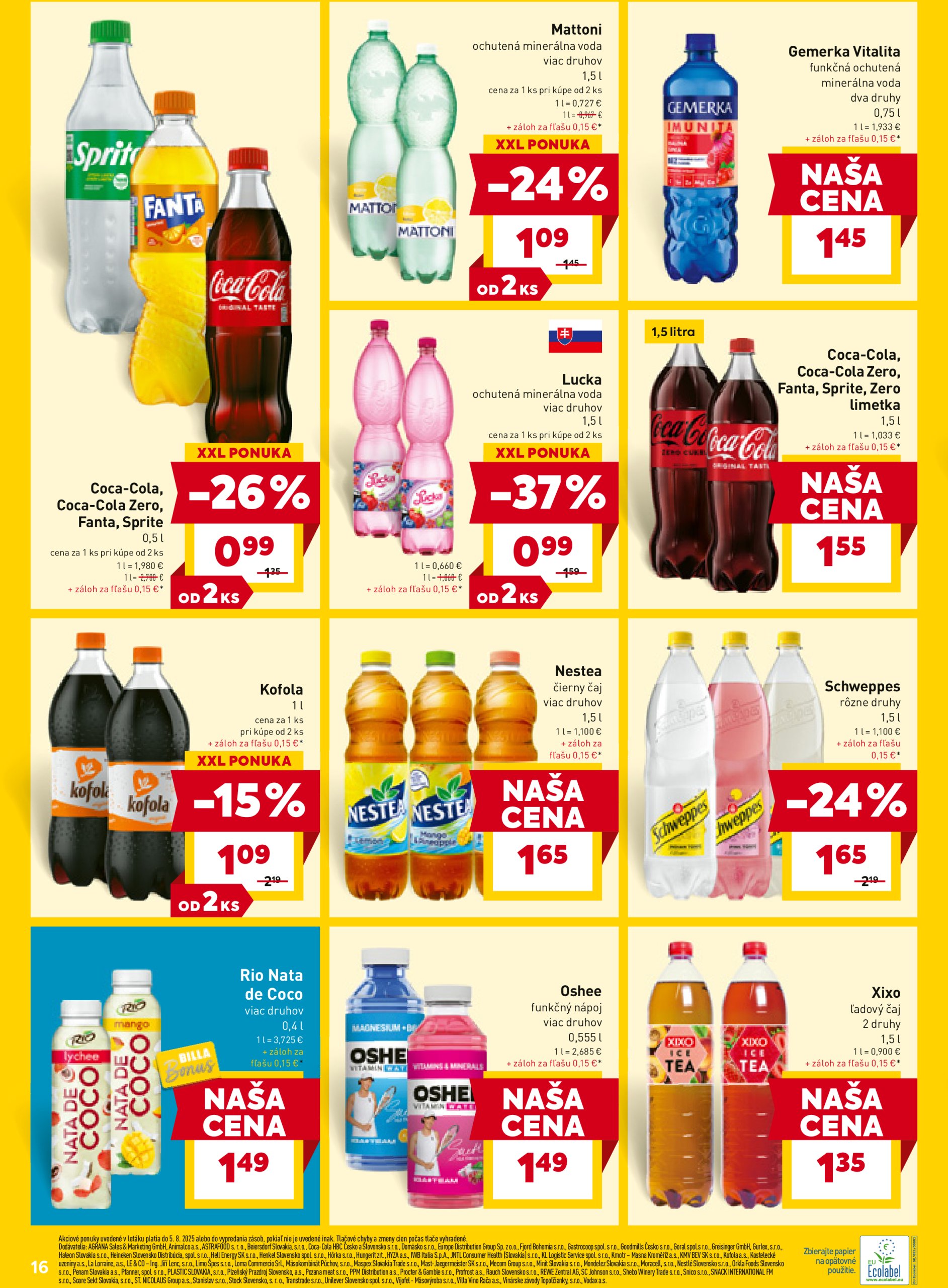 billa - Leták Billa platný od 30.07. do 05.08. - page: 16