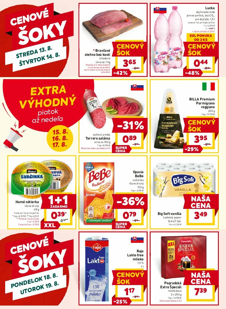 billa - Leták Billa platný od 13.08. do 19.08. - page: 20
