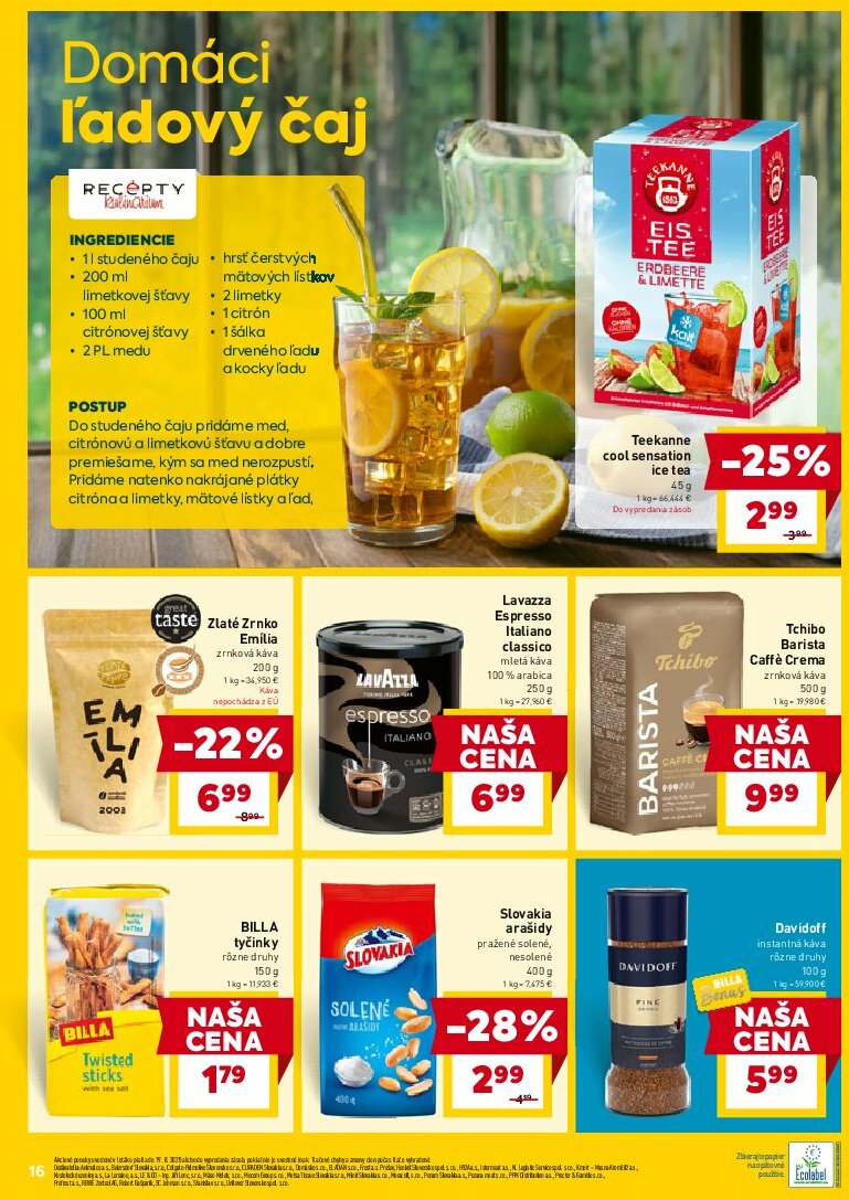 billa - Leták Billa platný od 13.08. do 19.08. - page: 16