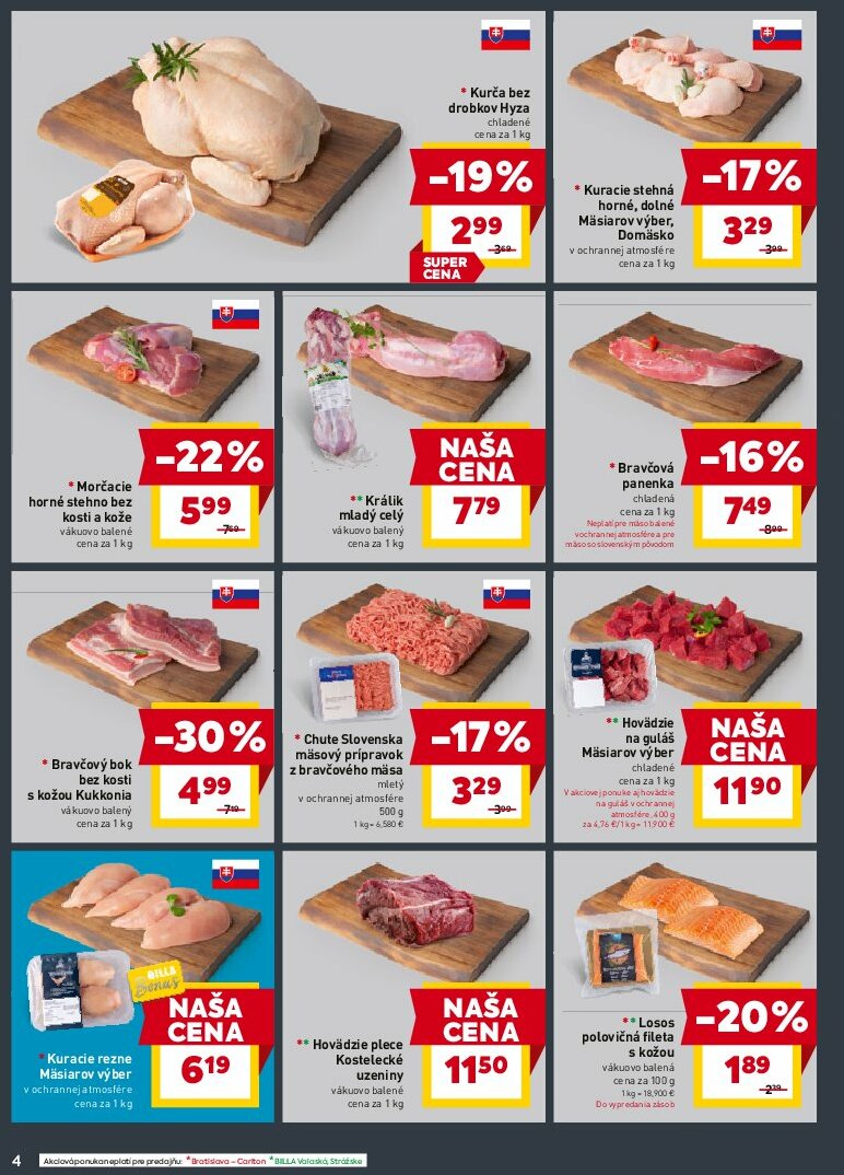 billa - Leták Billa platný od 13.08. do 19.08. - page: 4