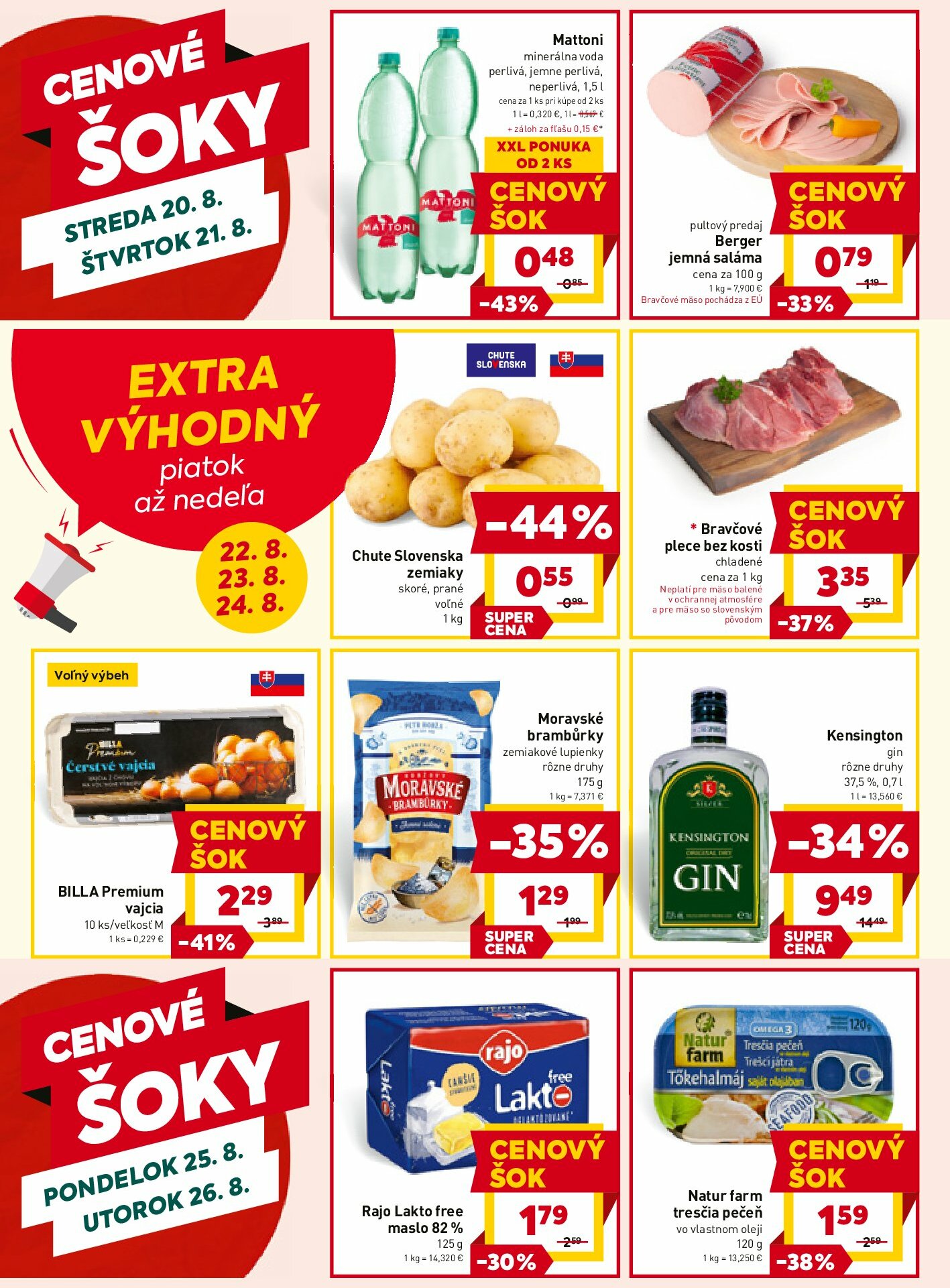 billa - Leták Billa platný od 20.08. do 26.08. - page: 20