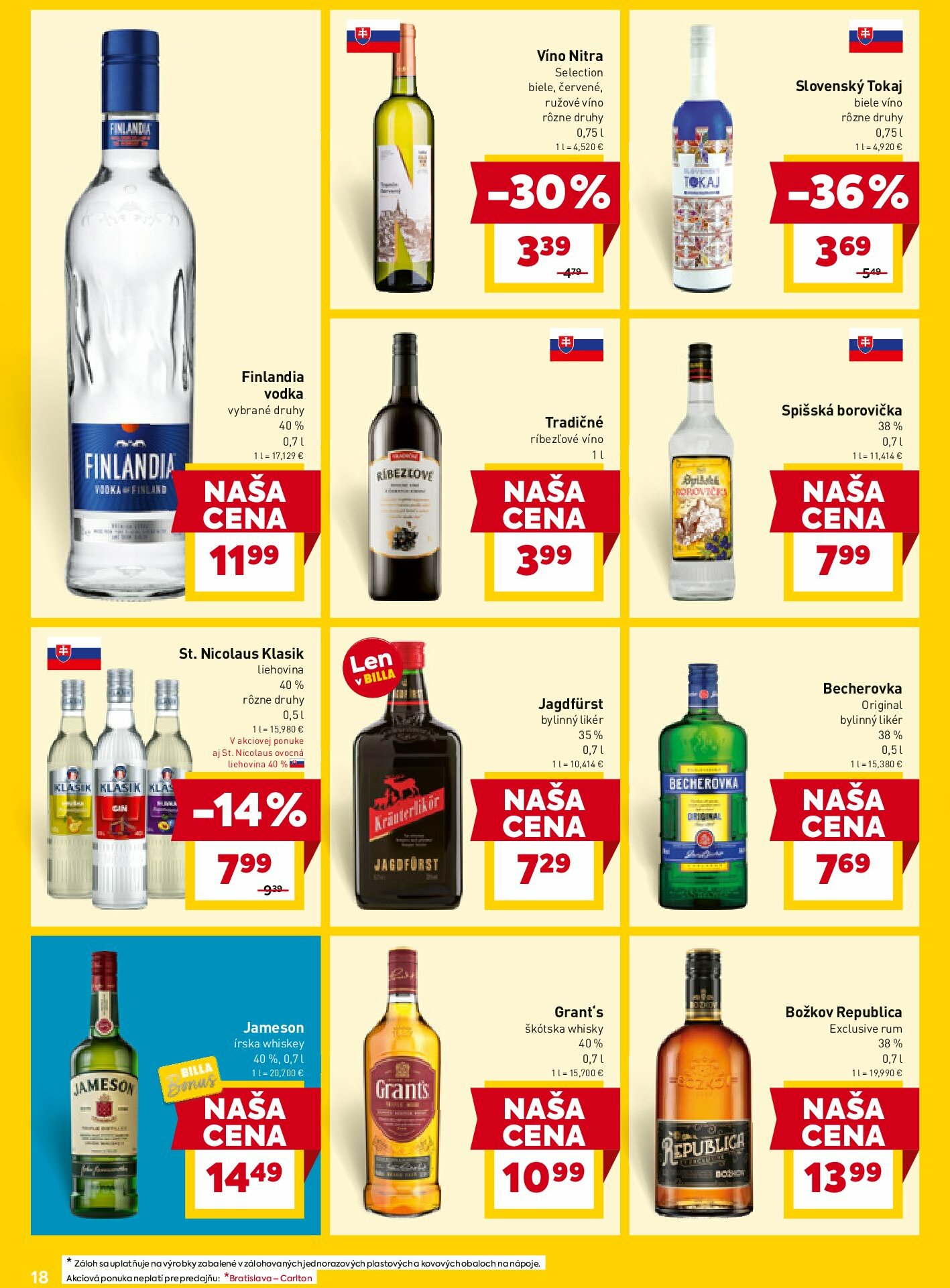 billa - Leták Billa platný od 20.08. do 26.08. - page: 18