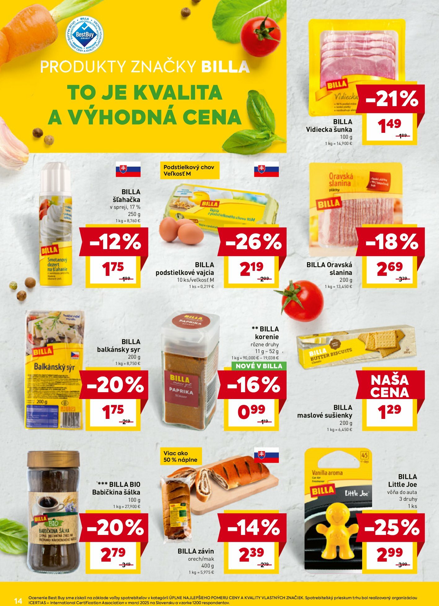 billa - Leták Billa platný od 27.08. do 02.09. - page: 14