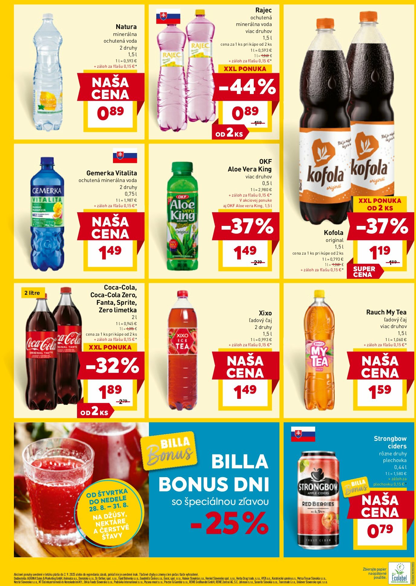 billa - Leták Billa platný od 27.08. do 02.09. - page: 17