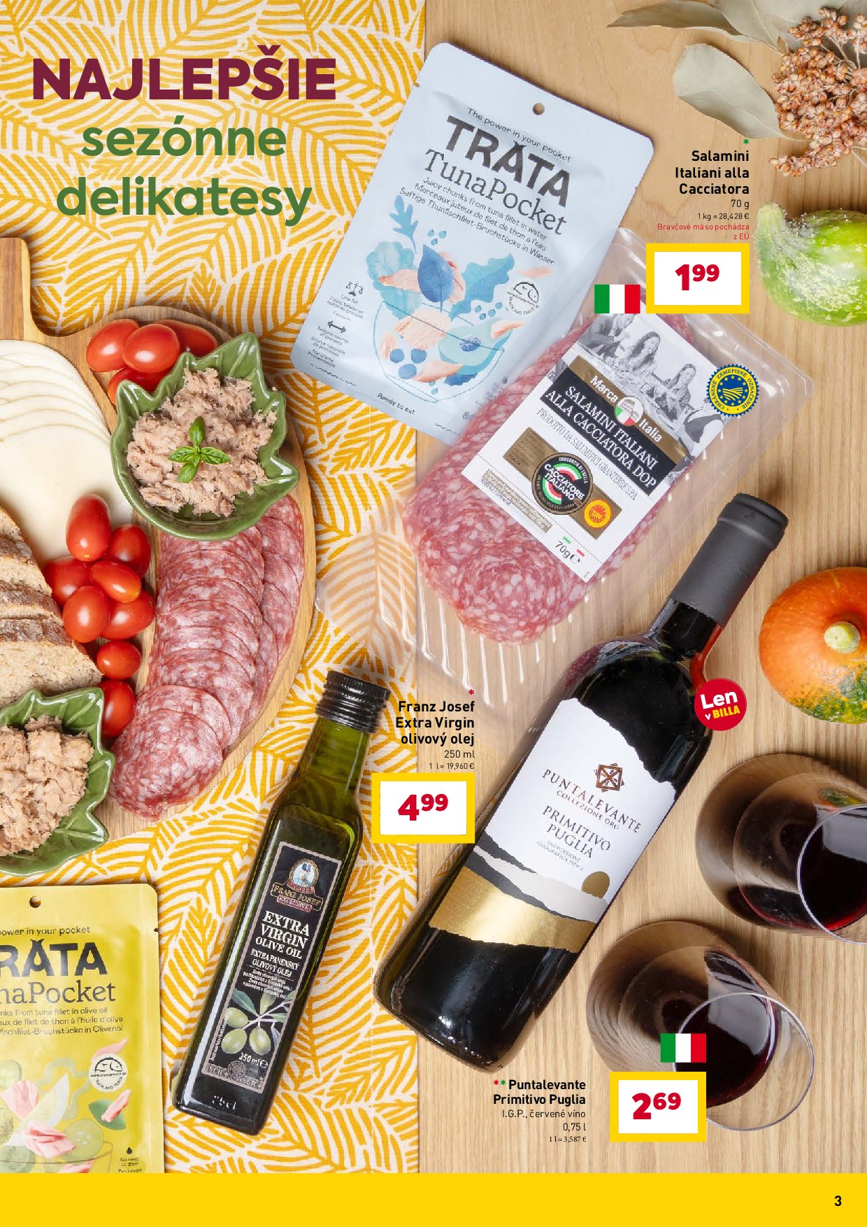 billa - Leták Billa - Feast & Wine platný od 10.09. do 30.09. - page: 3