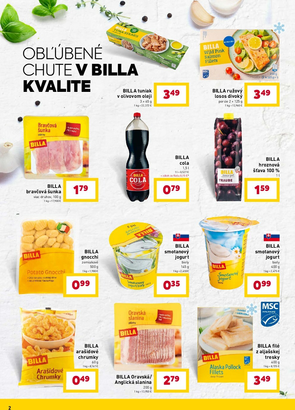 billa - Leták Billa - Značková ponuka platný od 10.09. do 30.09. - page: 2
