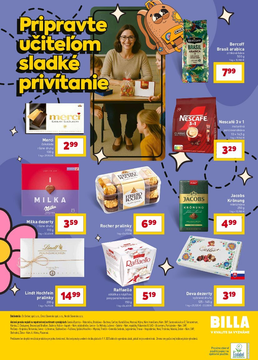 billa - Leták Billa platný od 30.07. do 09.09. - page: 18