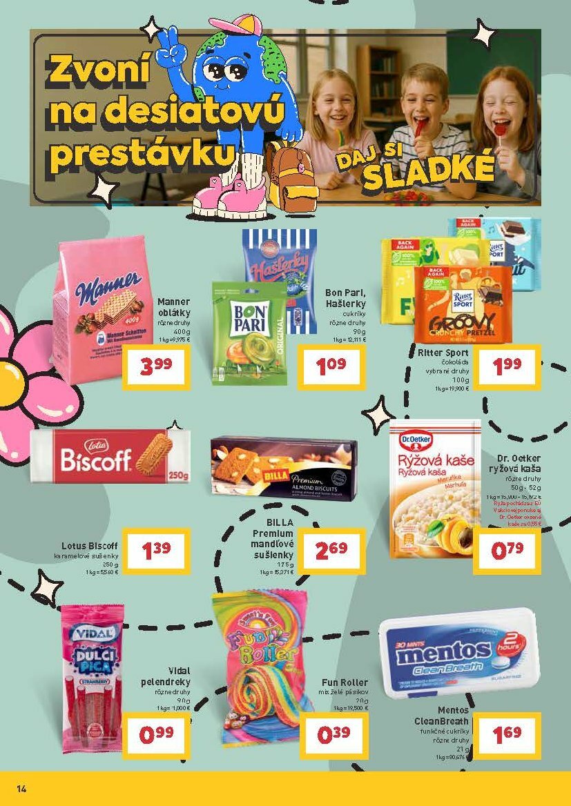 billa - Leták Billa platný od 30.07. do 09.09. - page: 14