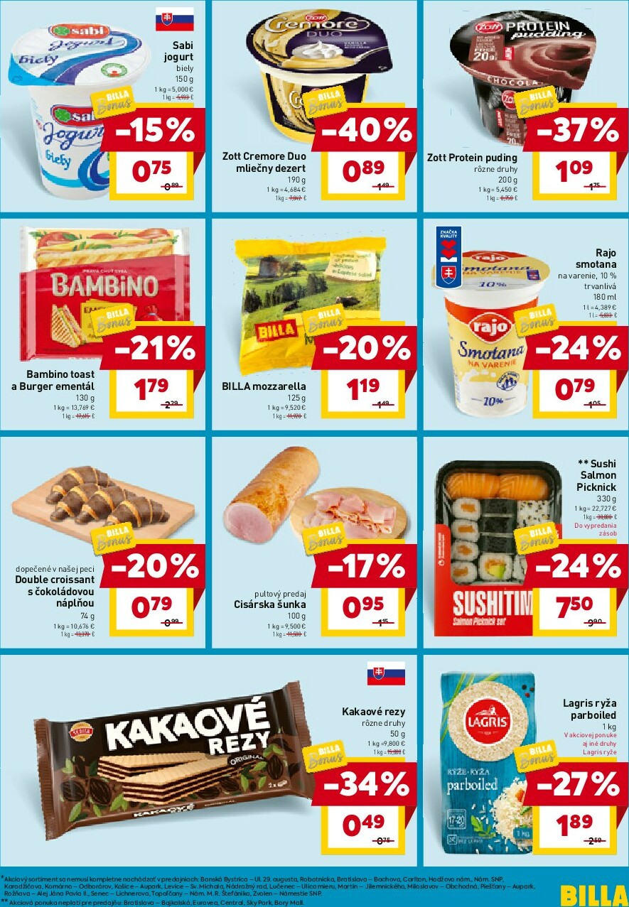billa - Leták Billa platný od 24.09. do 30.09. - page: 5