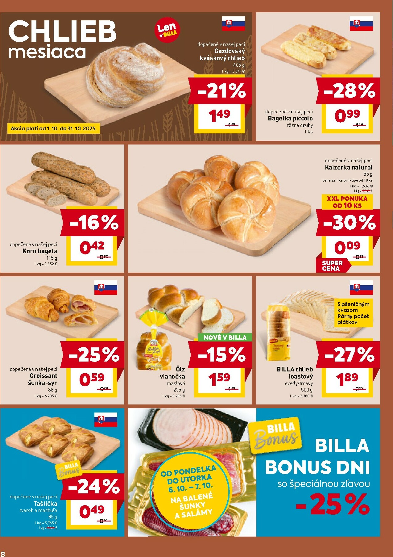 billa - Leták Billa platný od 01.10. do 07.10. - page: 8