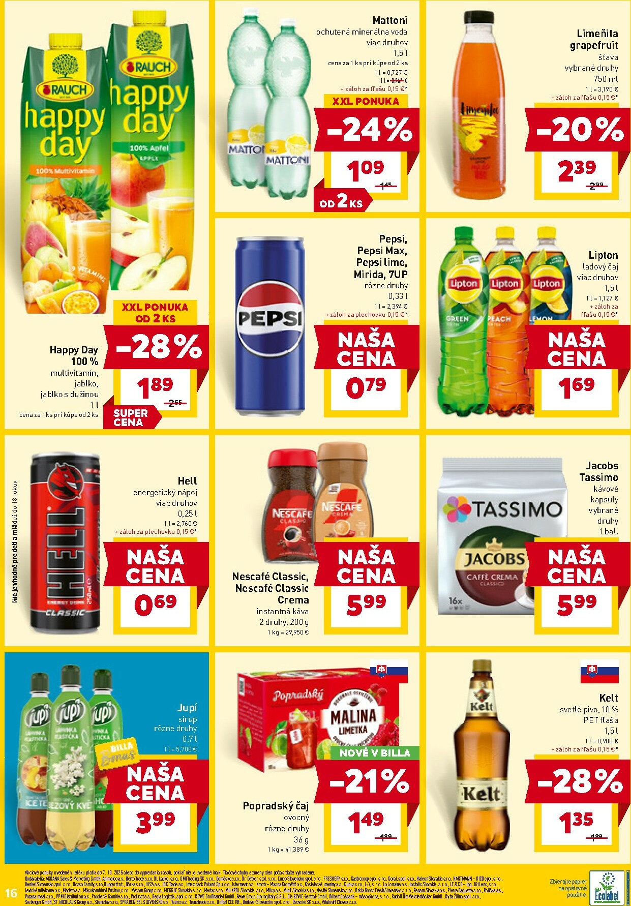 billa - Leták Billa platný od 01.10. do 07.10. - page: 16