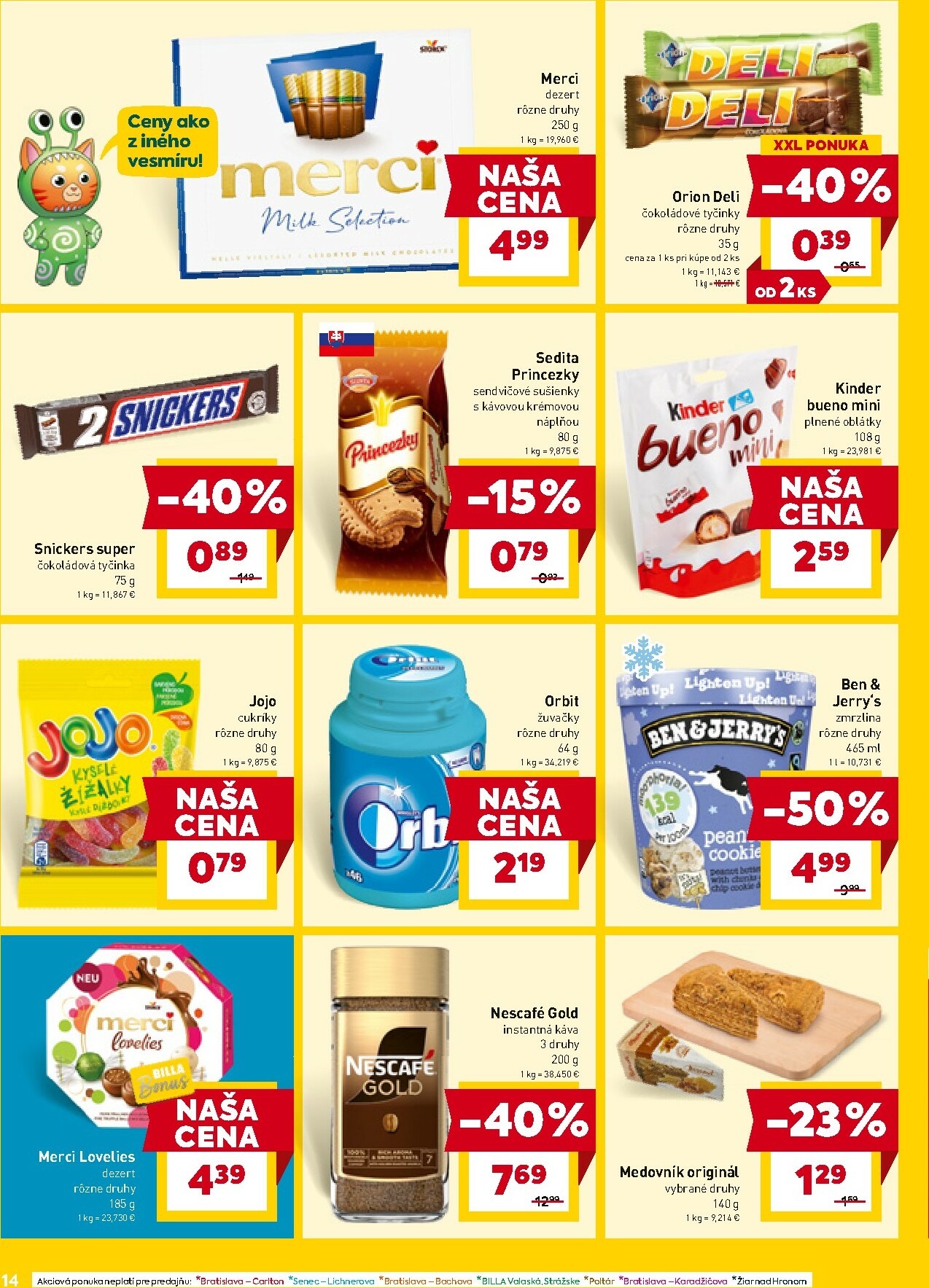 billa - Leták Billa platný od 08.10. do 14.10. - page: 14