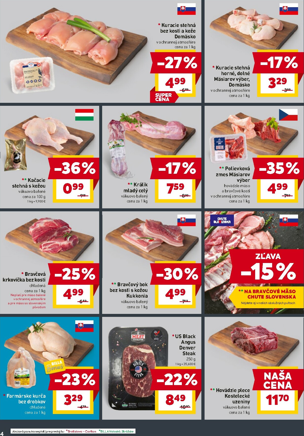 billa - Leták Billa platný od 08.10. do 14.10. - page: 4