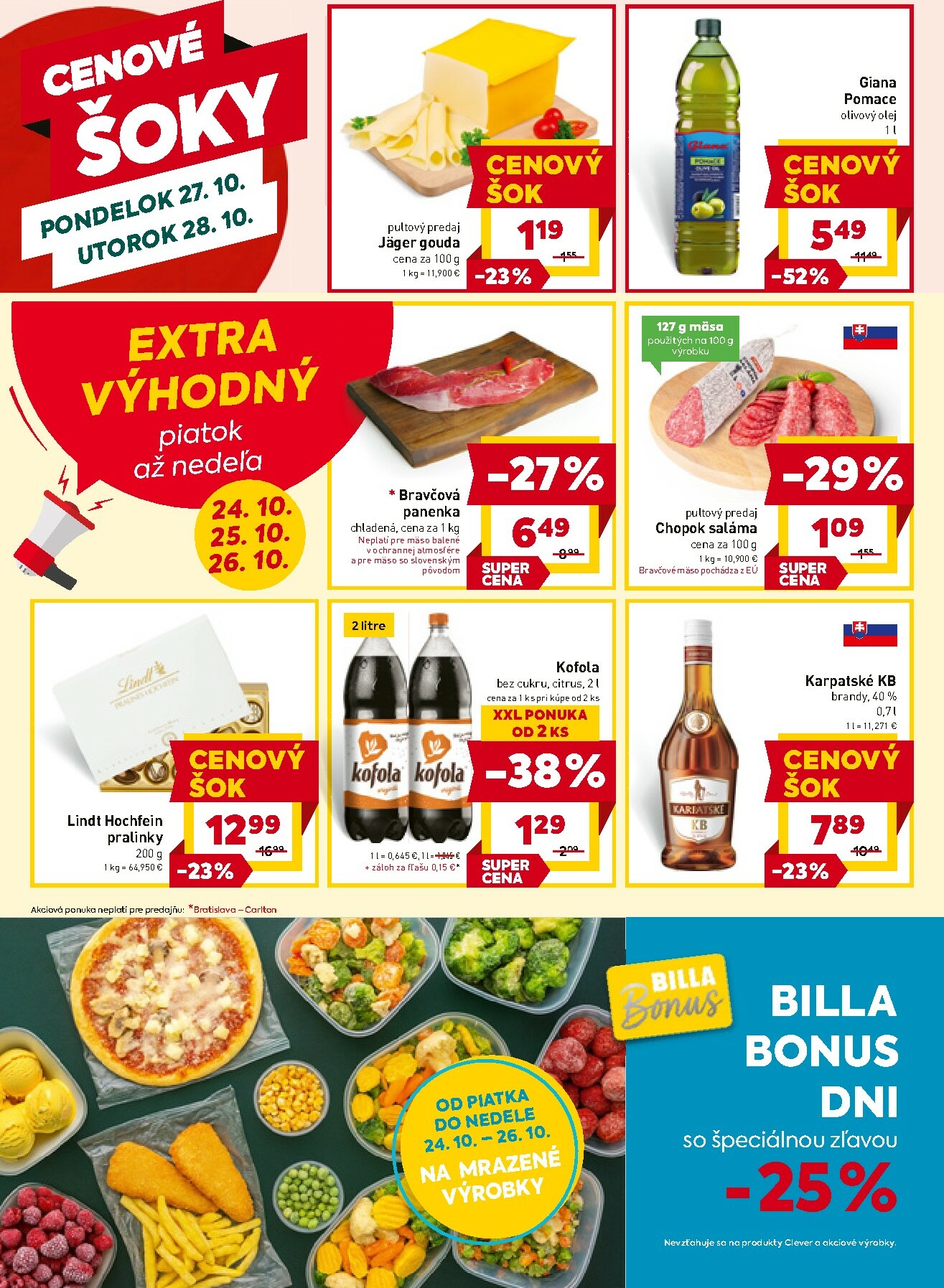 billa - Leták Billa platný od 22.10. do 28.10. - page: 20