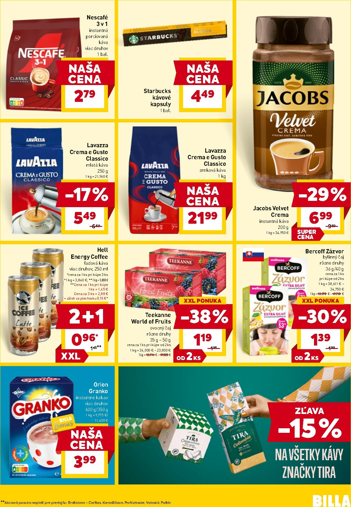 billa - Leták Billa platný od 22.10. do 28.10. - page: 15