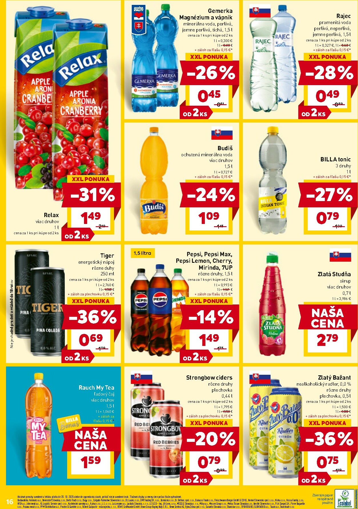 billa - Leták Billa platný od 22.10. do 28.10. - page: 16