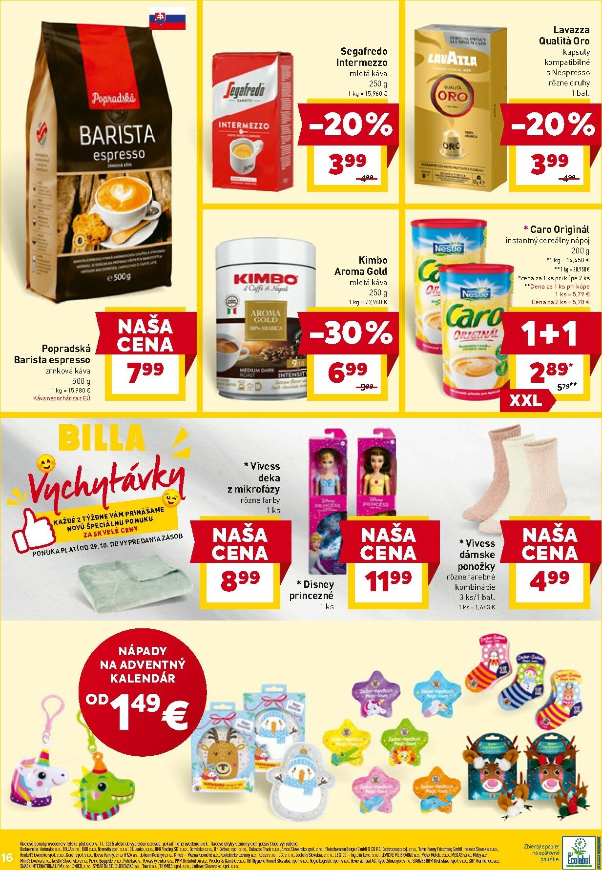 billa - Leták Billa platný od 29.10. do 04.11. - page: 16