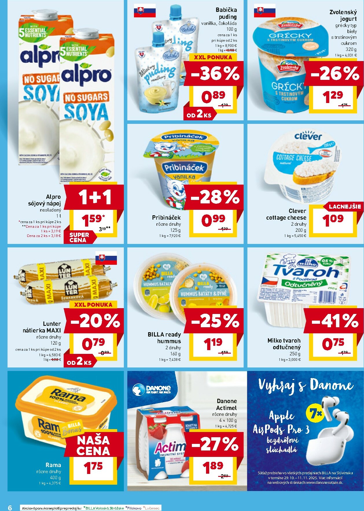 billa - Leták Billa platný od 05.11. do 11.11. - page: 6