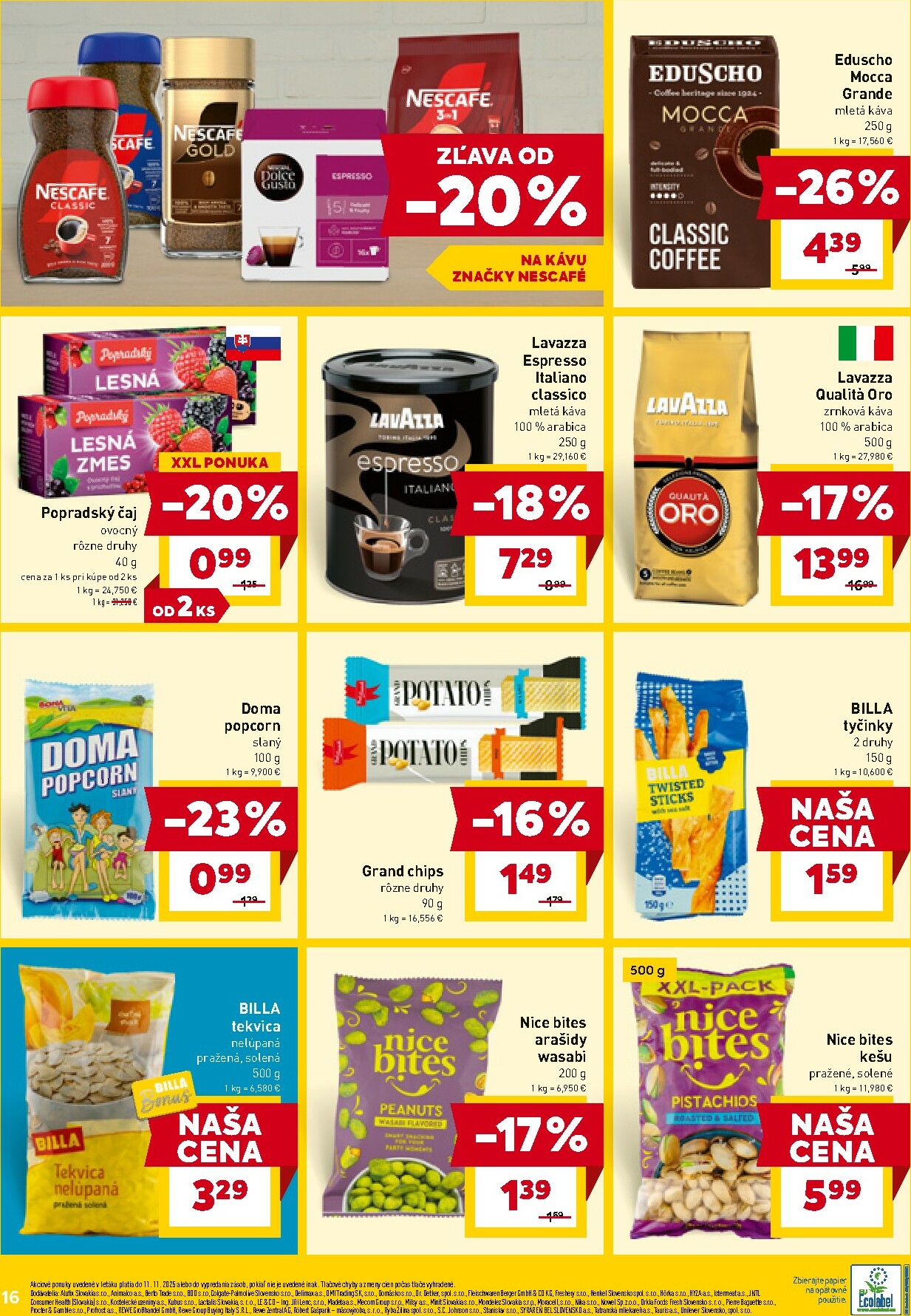 billa - Leták Billa platný od 05.11. do 11.11. - page: 16