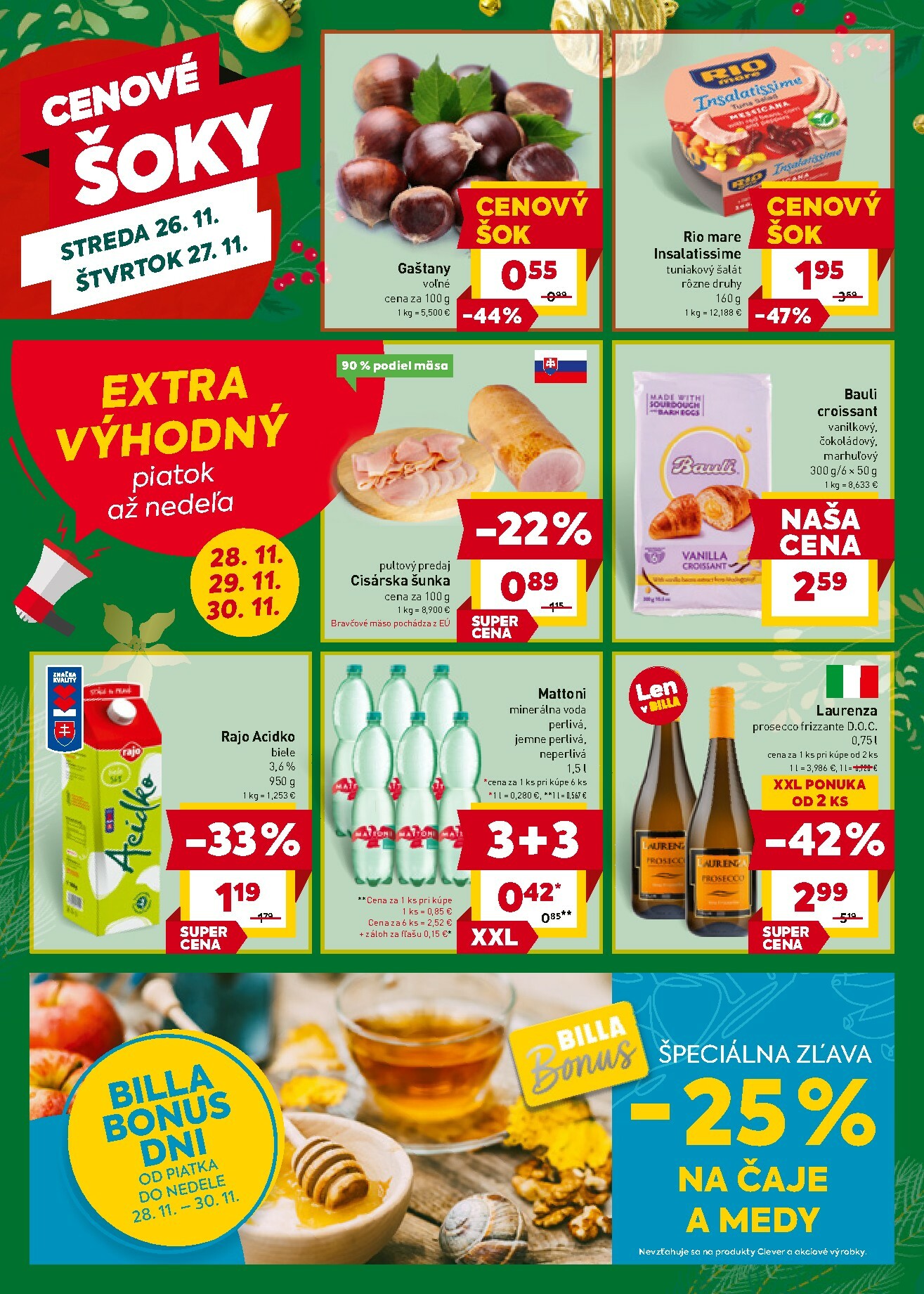 billa - Leták Billa platný od 26.11. do 02.12. - page: 20