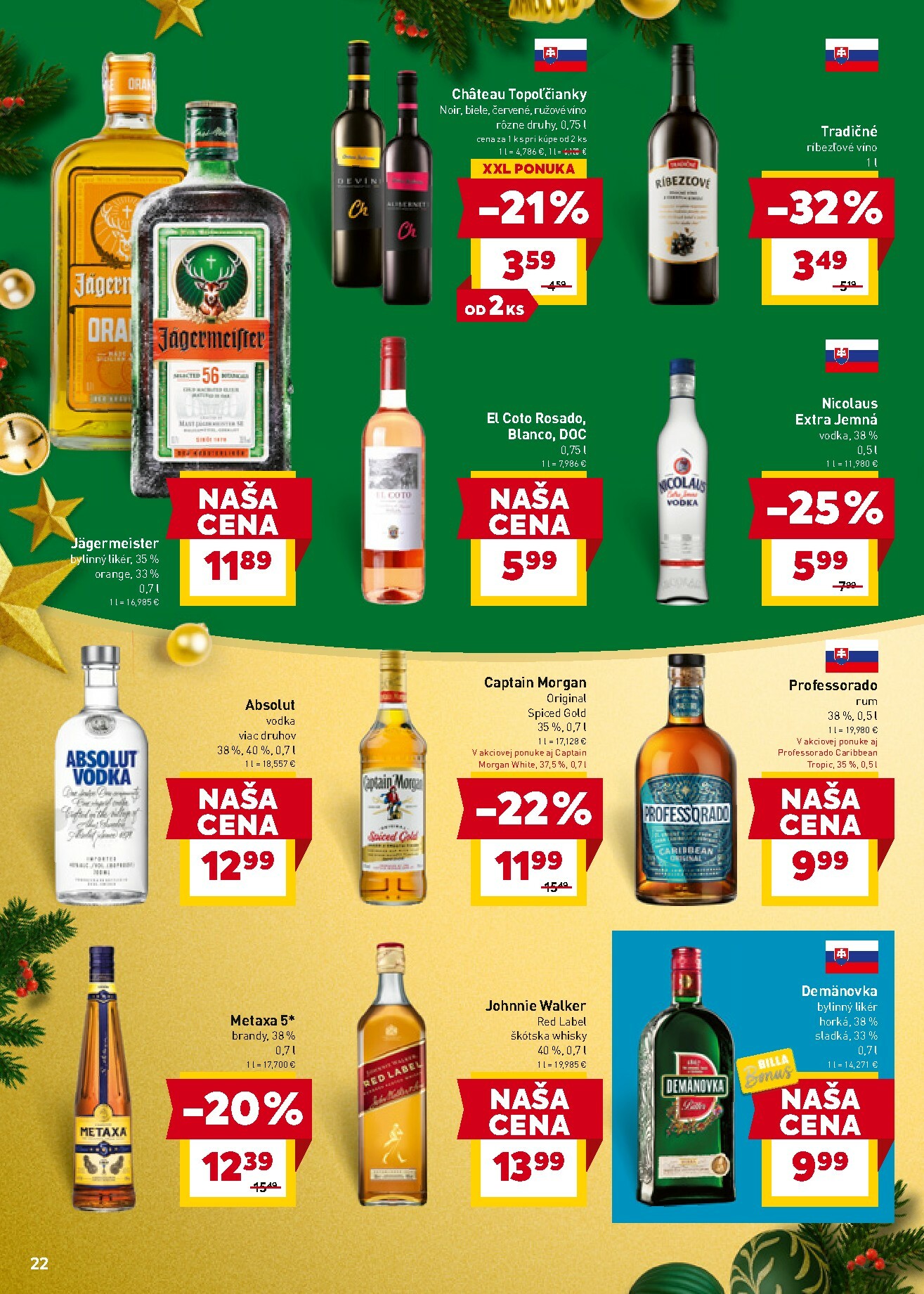 billa - Leták Billa platný od 10.12. do 16.12. - page: 22