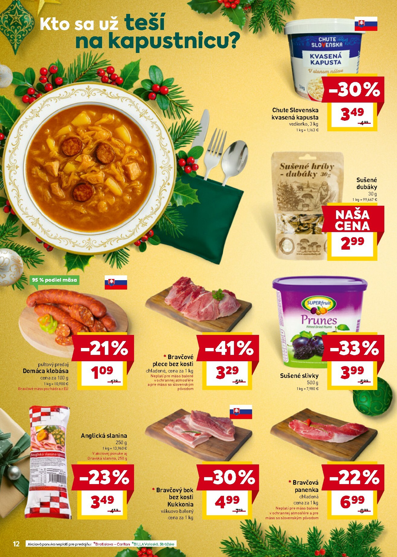 billa - Leták Billa platný od 17.12. do 24.12. - page: 12