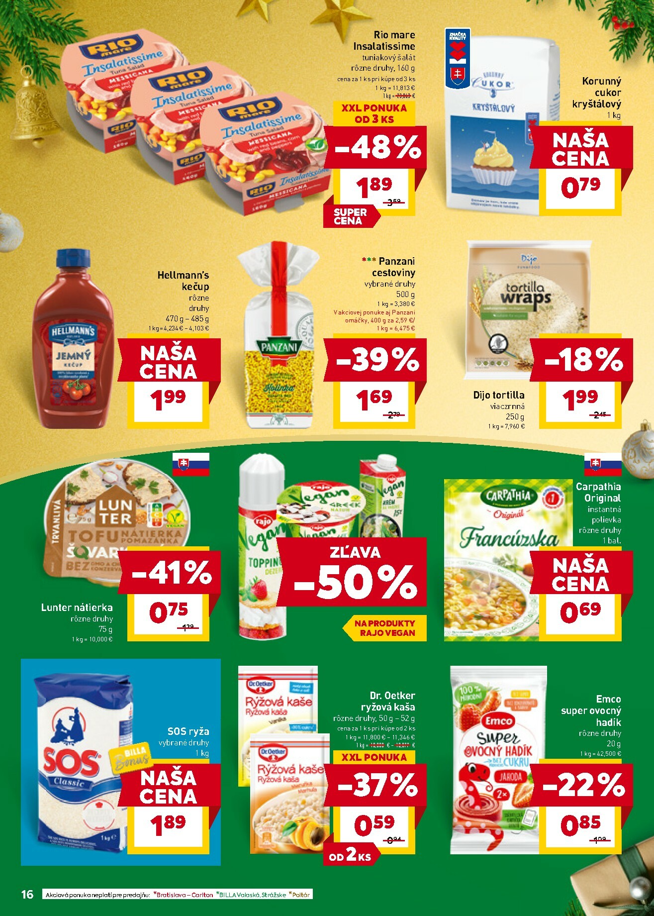 billa - Leták Billa platný od 17.12. do 24.12. - page: 16