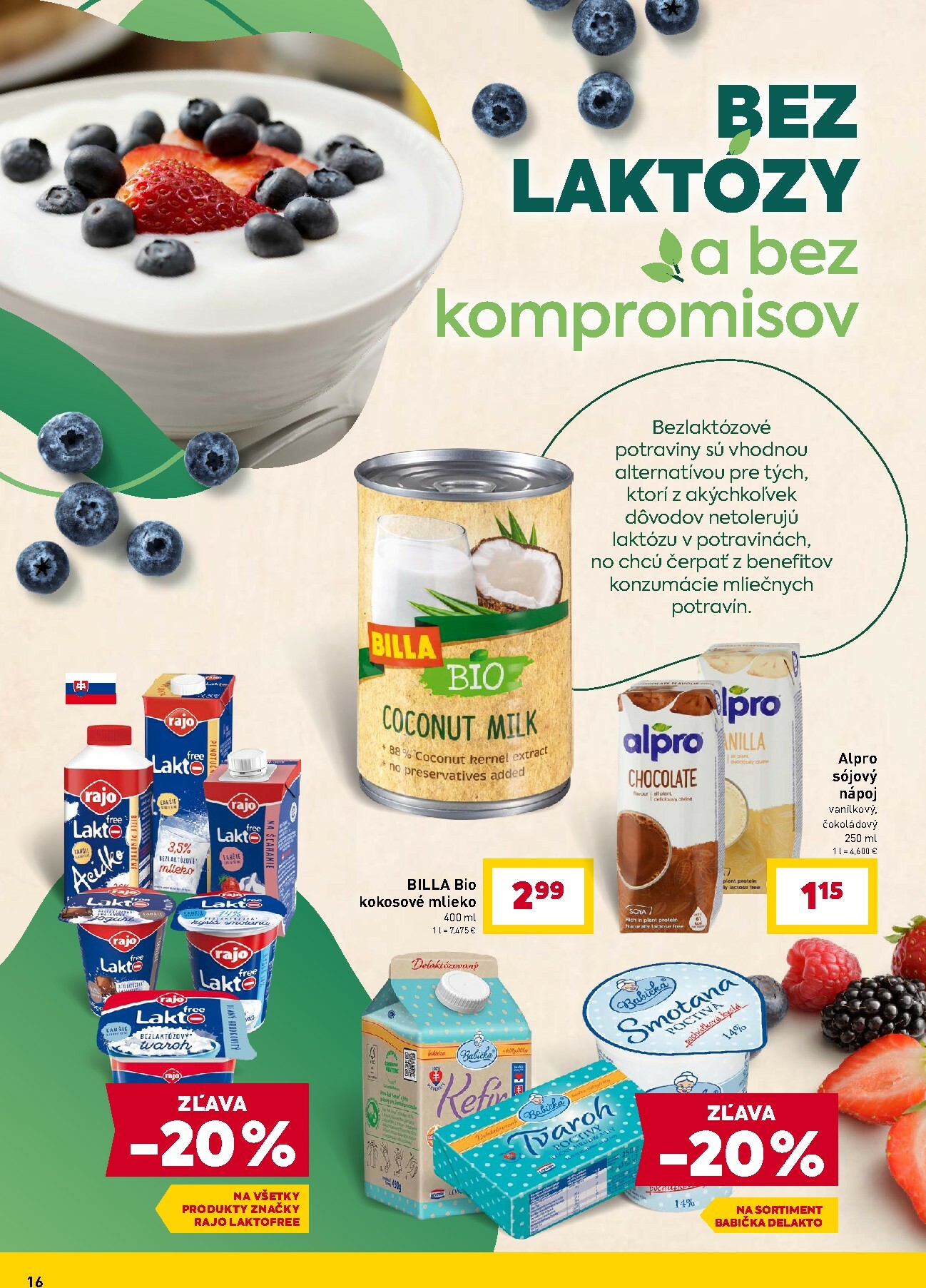 billa - Leták Billa - Zdravšia voľba platný od 02.01. do 27.01. - page: 16