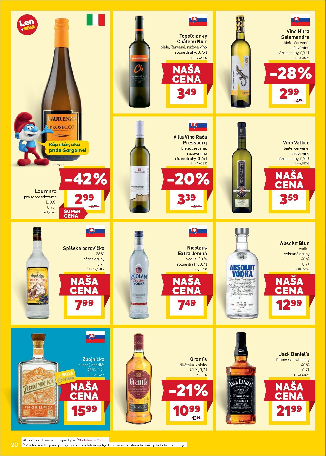 billa - Leták Billa platný od 14.01. do 20.01. - page: 20