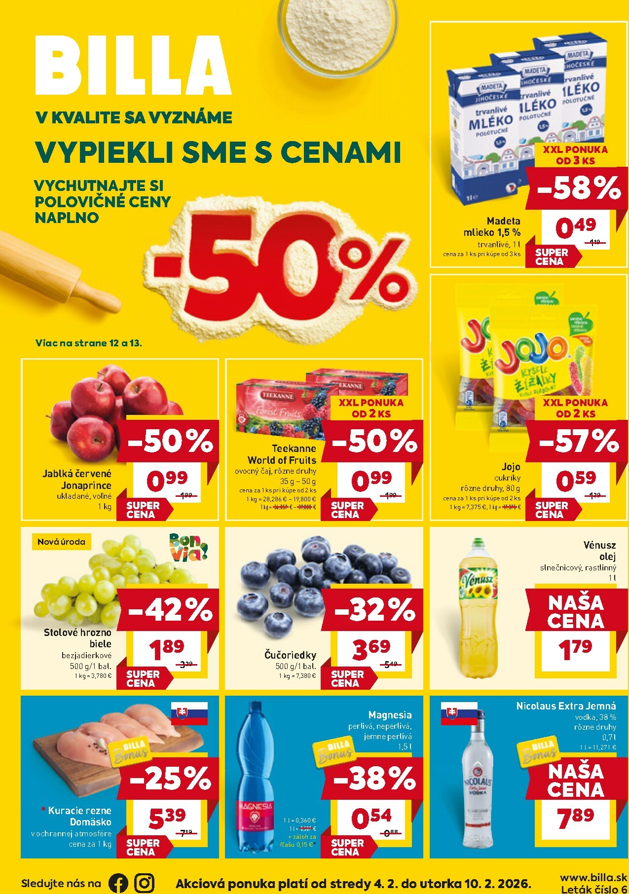 billa - Leták Billa platný od 04.02.2026 do 10.02.2026