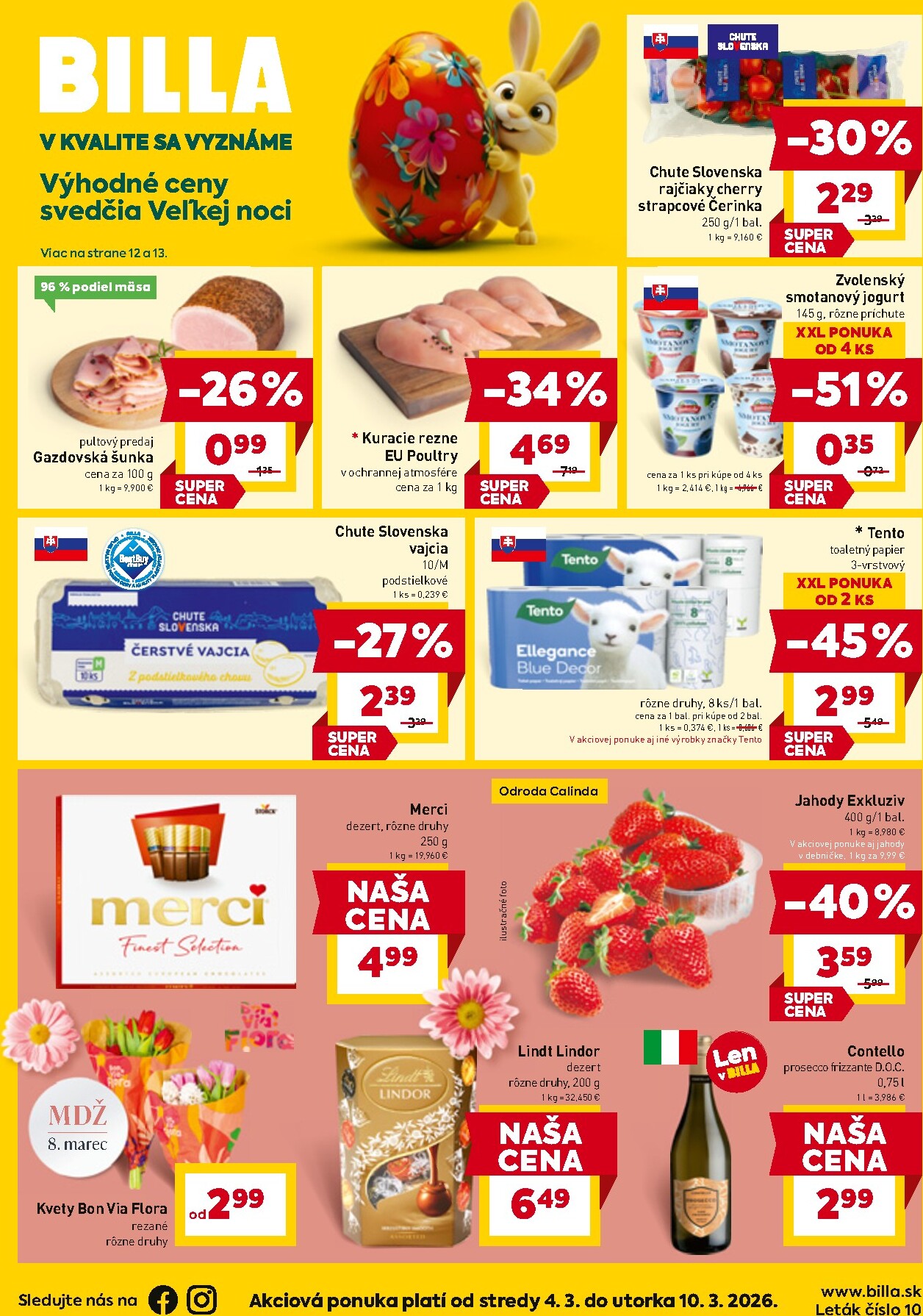 billa - Leták Billa platný od 04.03.2026 do 10.03.2026 - page: 1