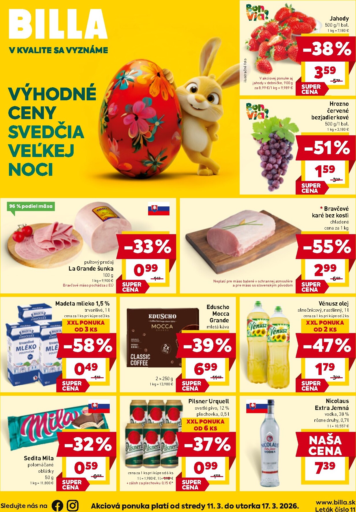 billa - Leták Billa platný od 11.03.2026 do 17.03.2026 - page: 1
