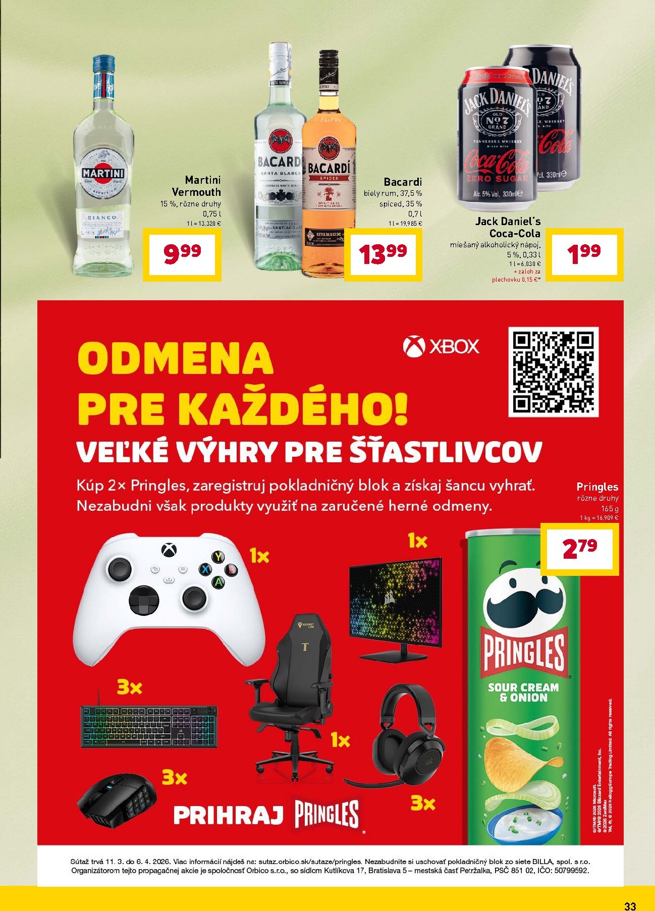 billa - Leták Billa - Veľká noc katalóg platný od 11.03.2026 do 06.04.2026 - page: 33