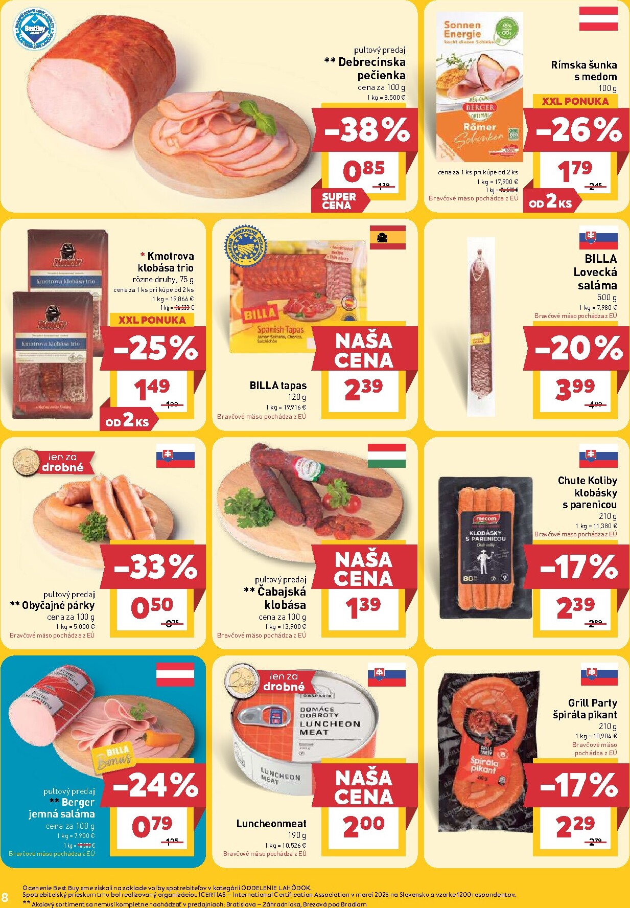 billa - Nový leták Billa platný od stredy, 15.04.2026 do utorka, 21.04.2026 - page: 8