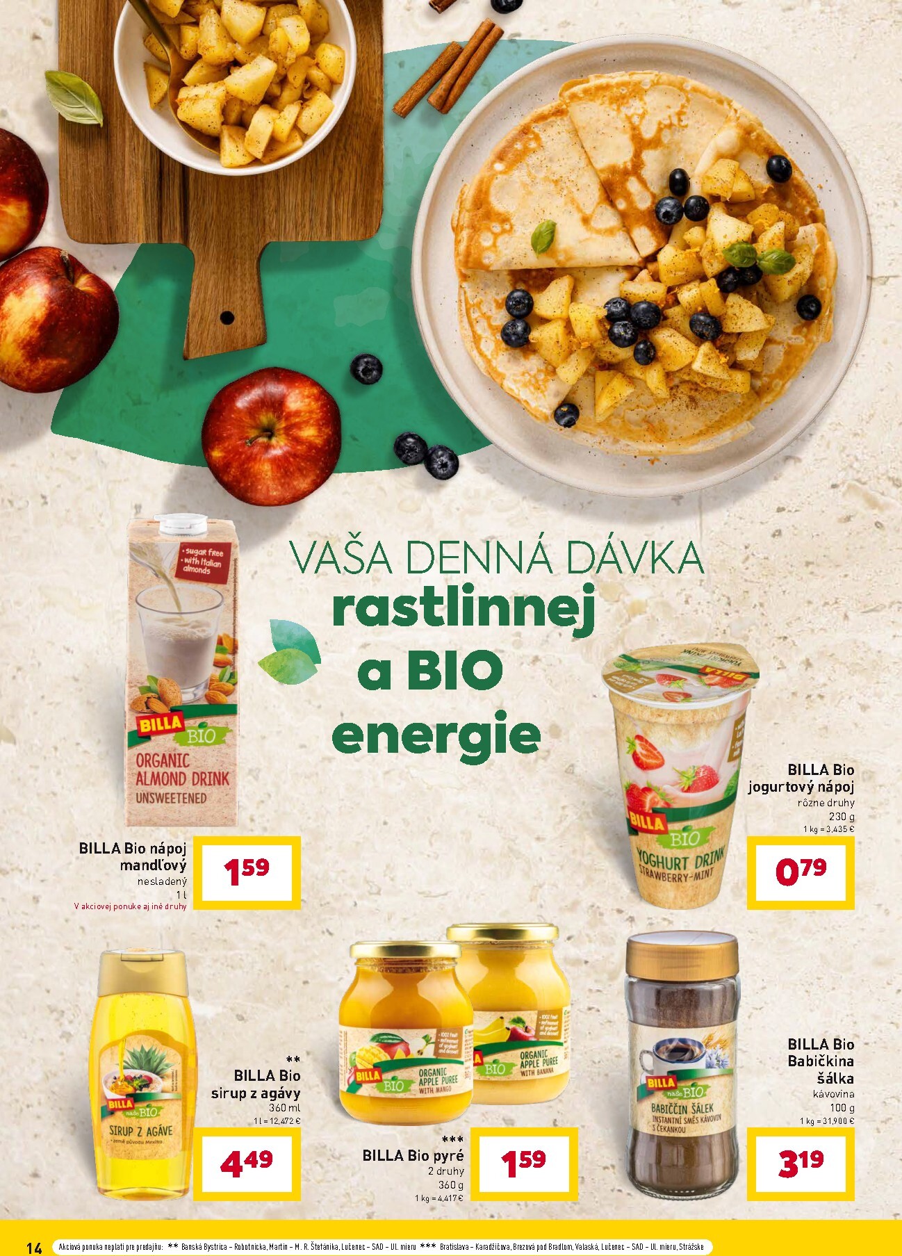 billa - Aktuálny leták Billa - Zdravie a udržateľnosť platný od utorka, 07.04.2026 do utorka, 28.04.2026 - page: 14